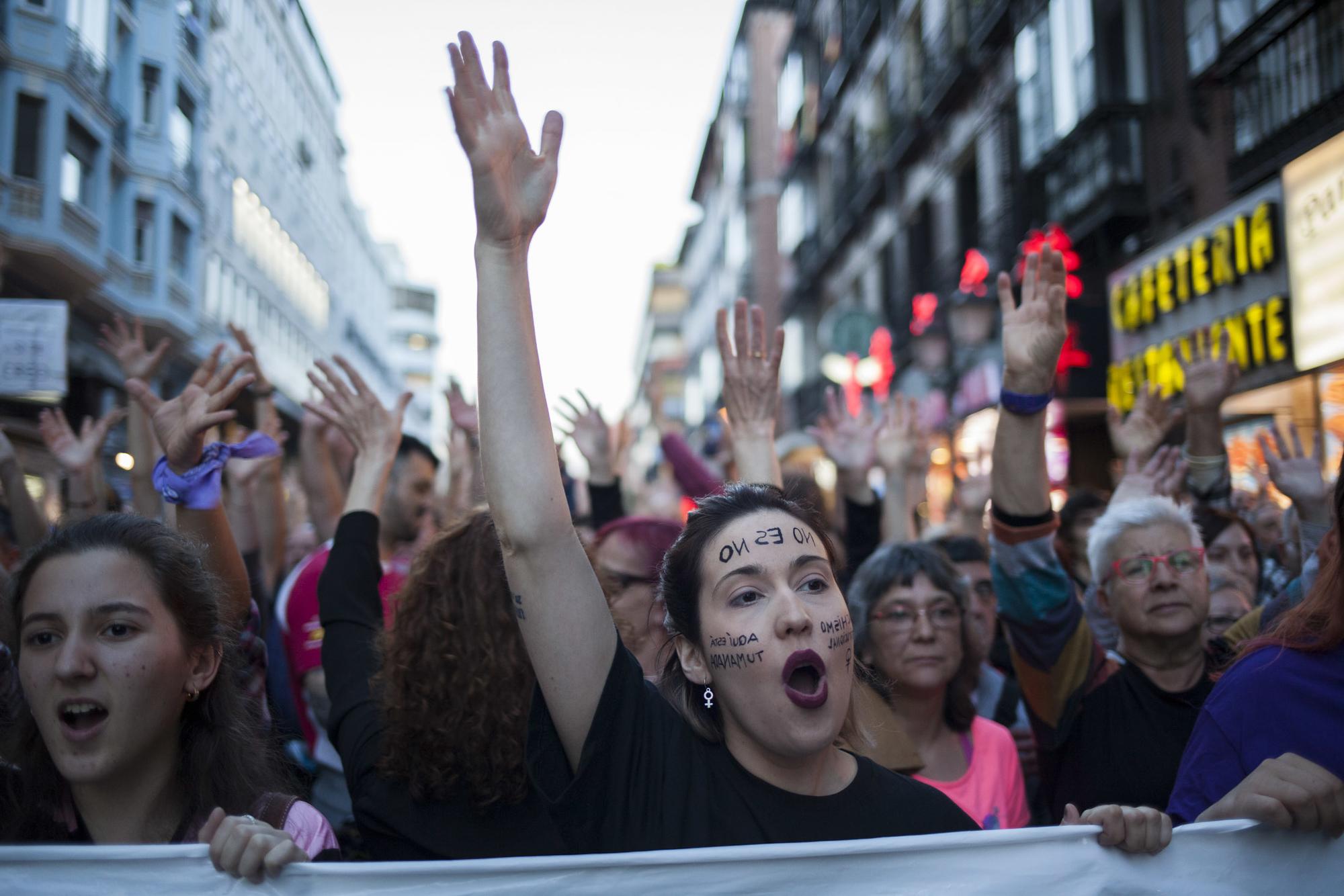 Concentración por la sentencia de La Manada