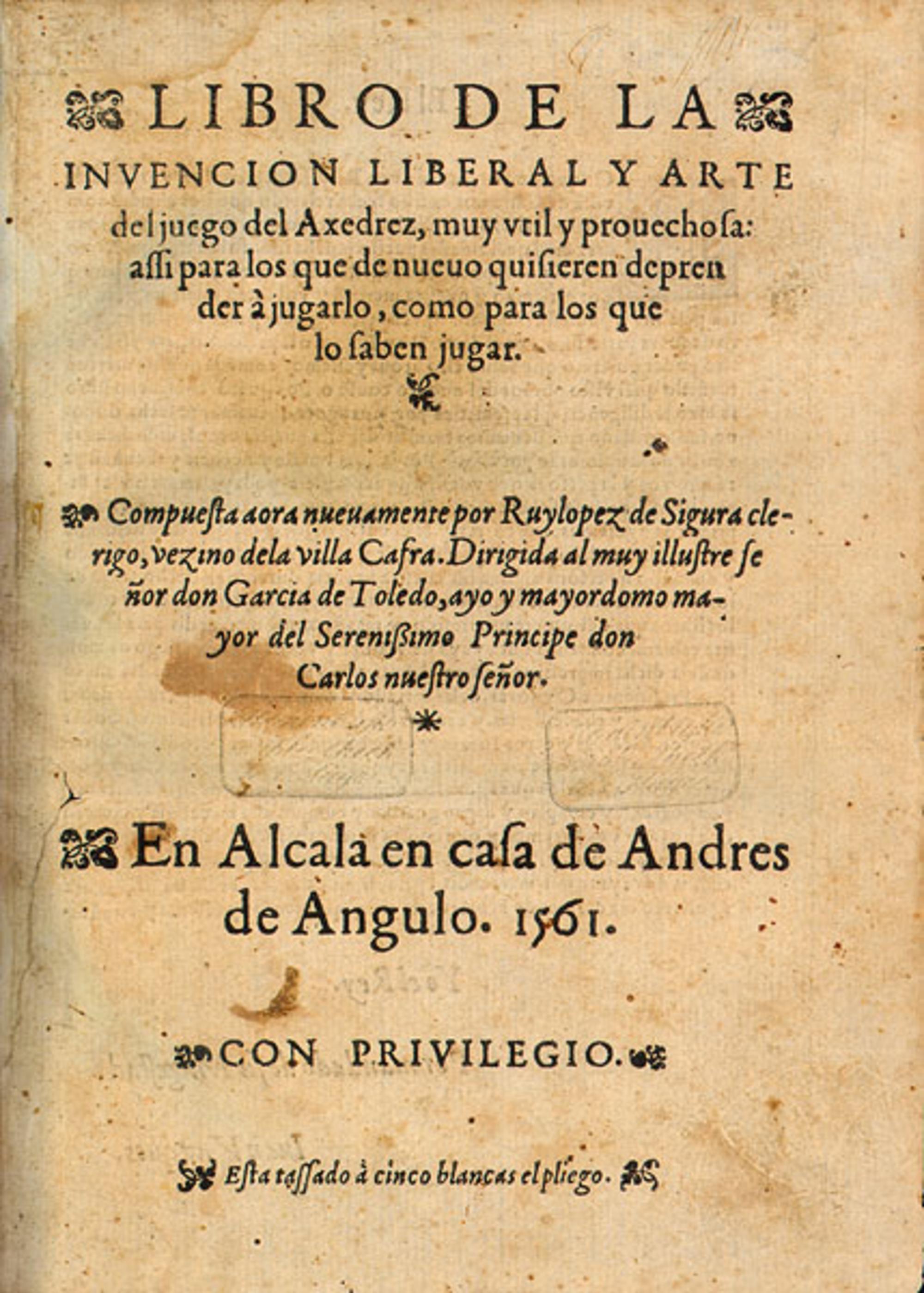 Libro Ruy López ajedrez