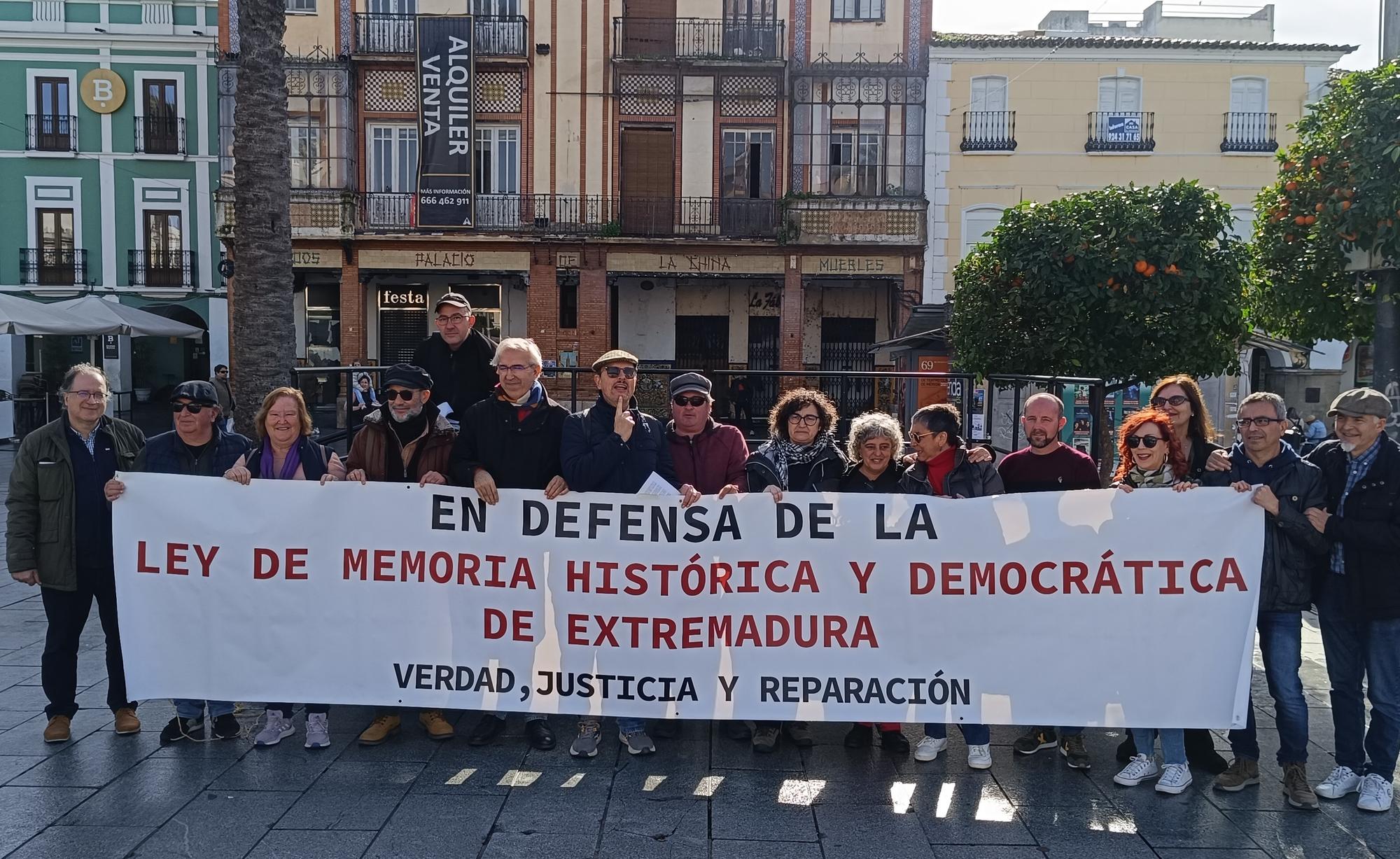 Concentración memoria histórica Mérida