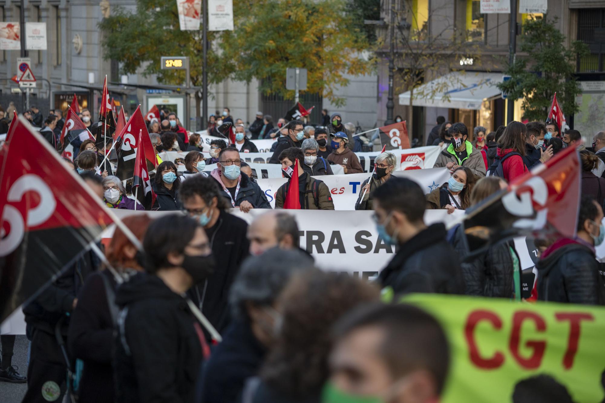 CGT Huelga general noviembre de 2020