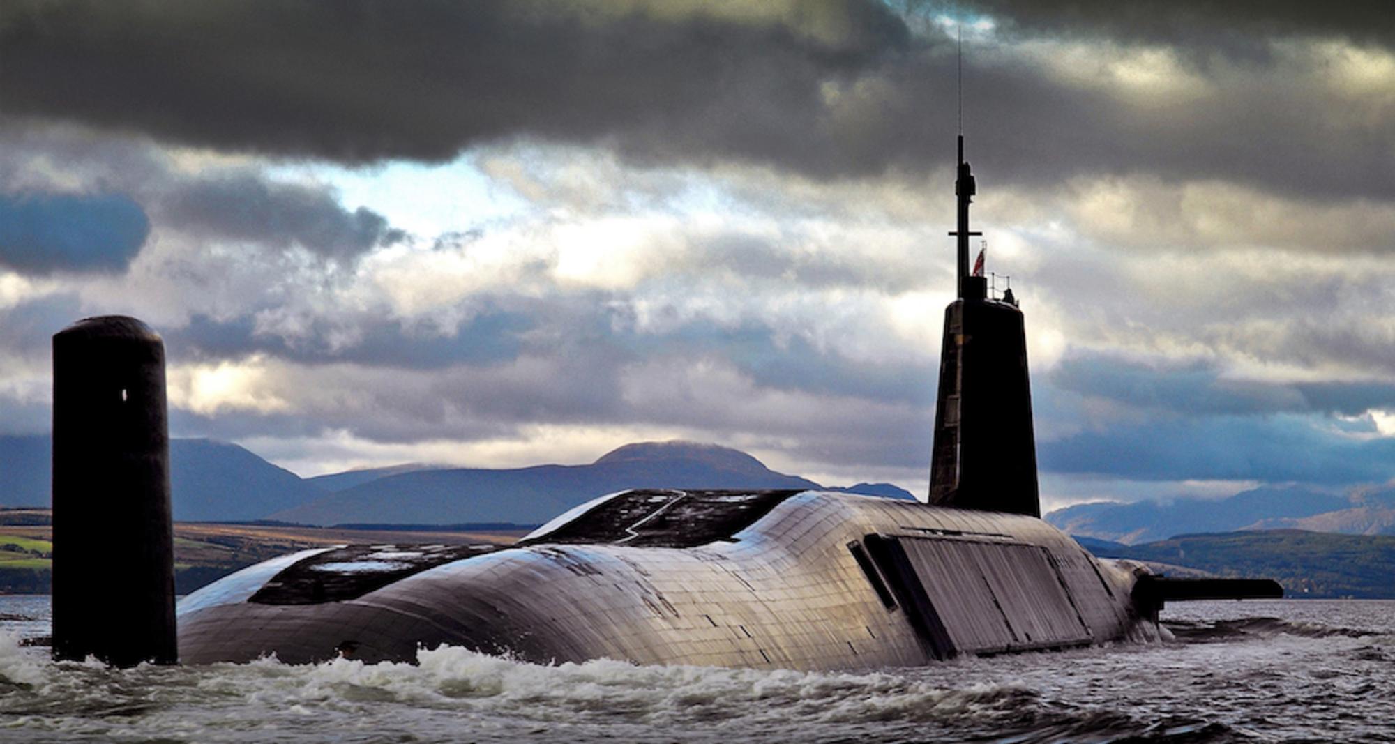 Submarino británico Trident. Fuente: Beyond Nuclear International.