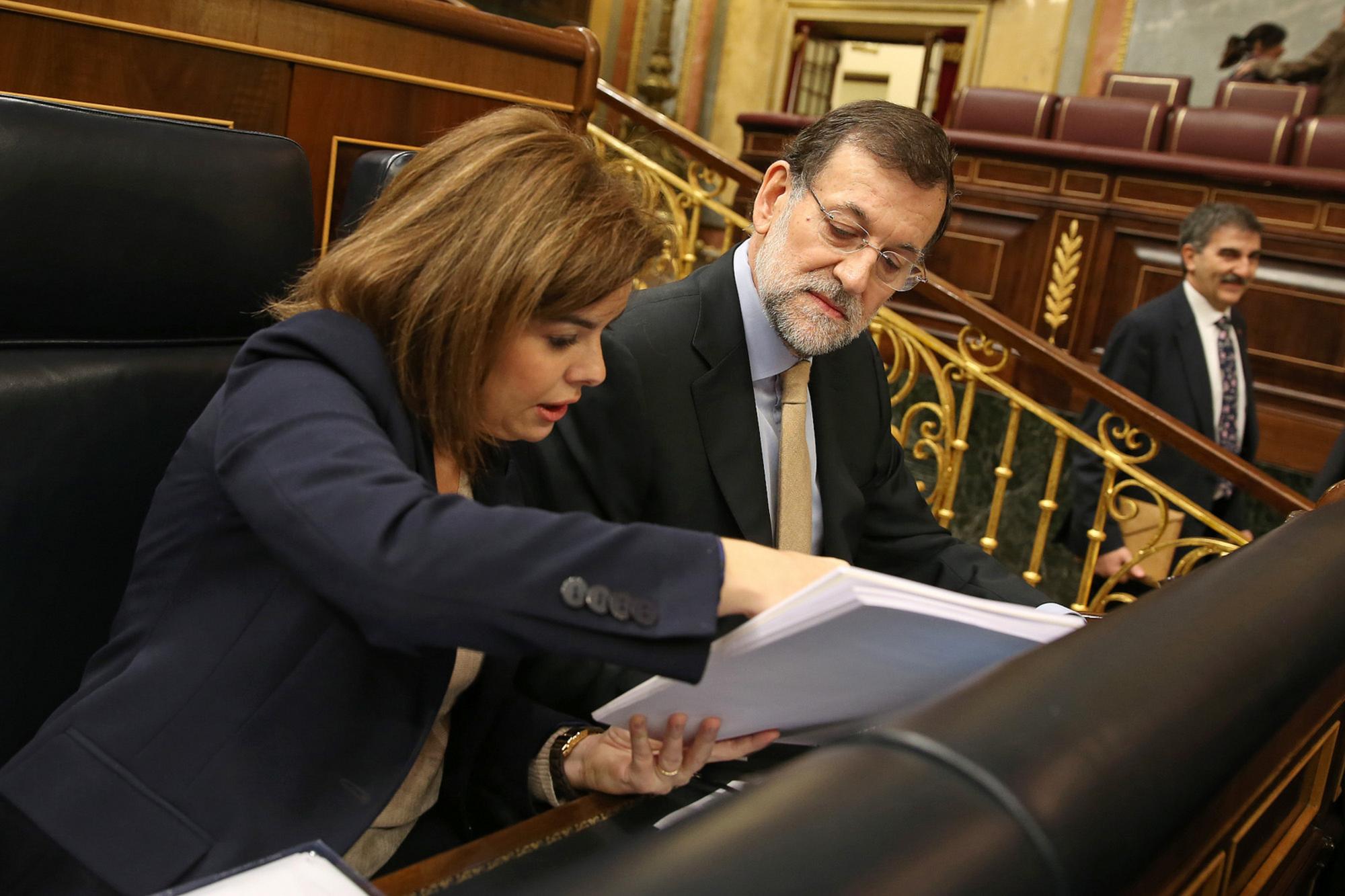 Soraya Saénz de Santamaría Mariano Rajoy