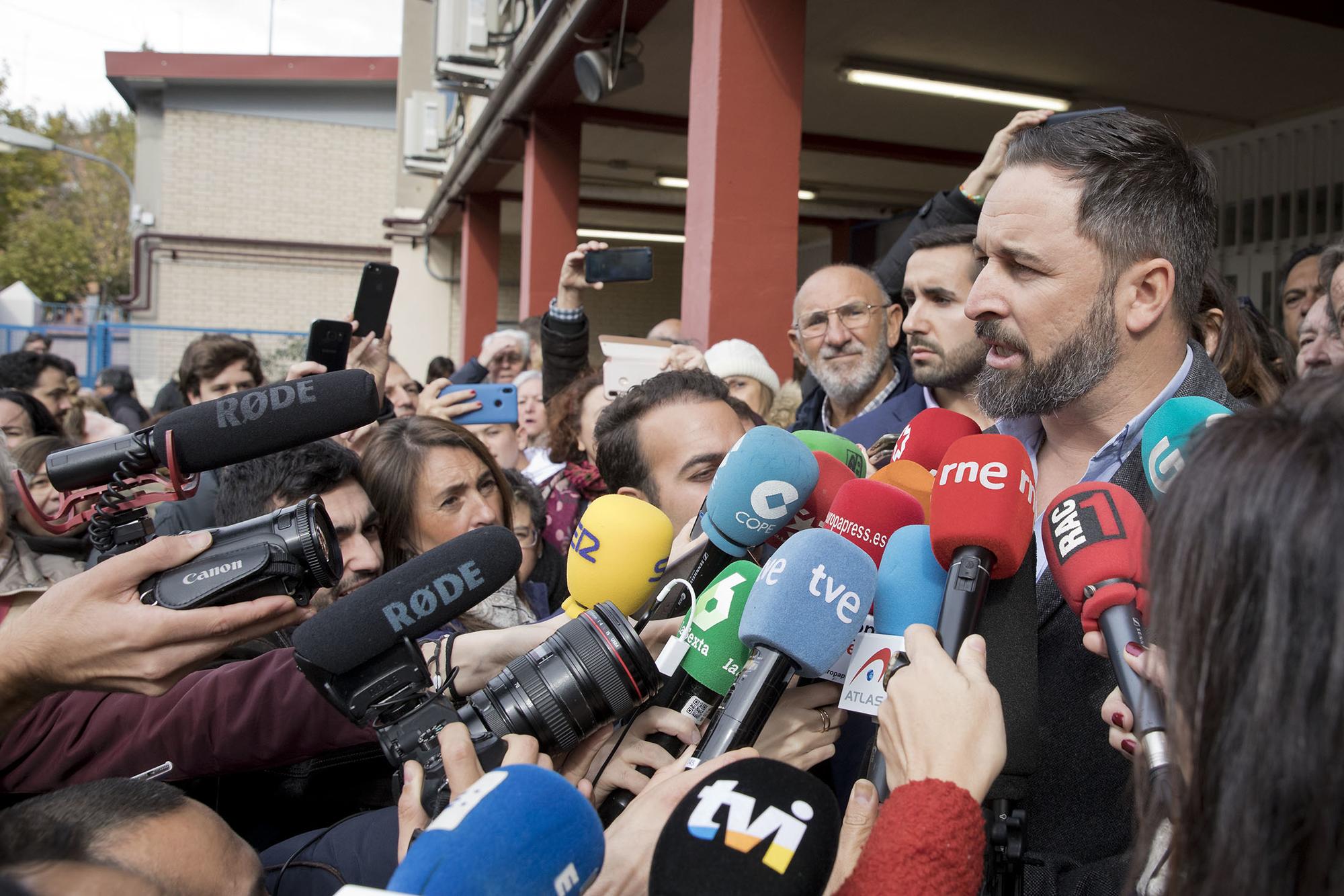 Santiago Abascal votación 10N - 7