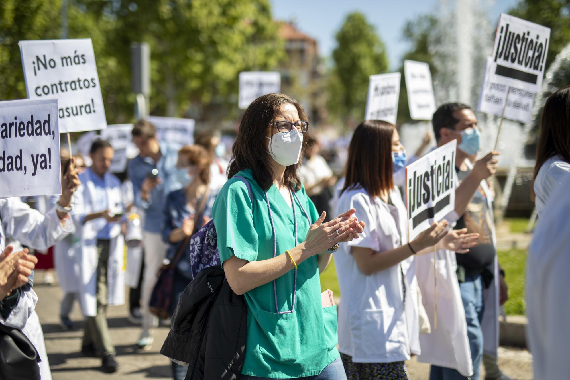 Huelga de medicos contra la temporalidad - 9