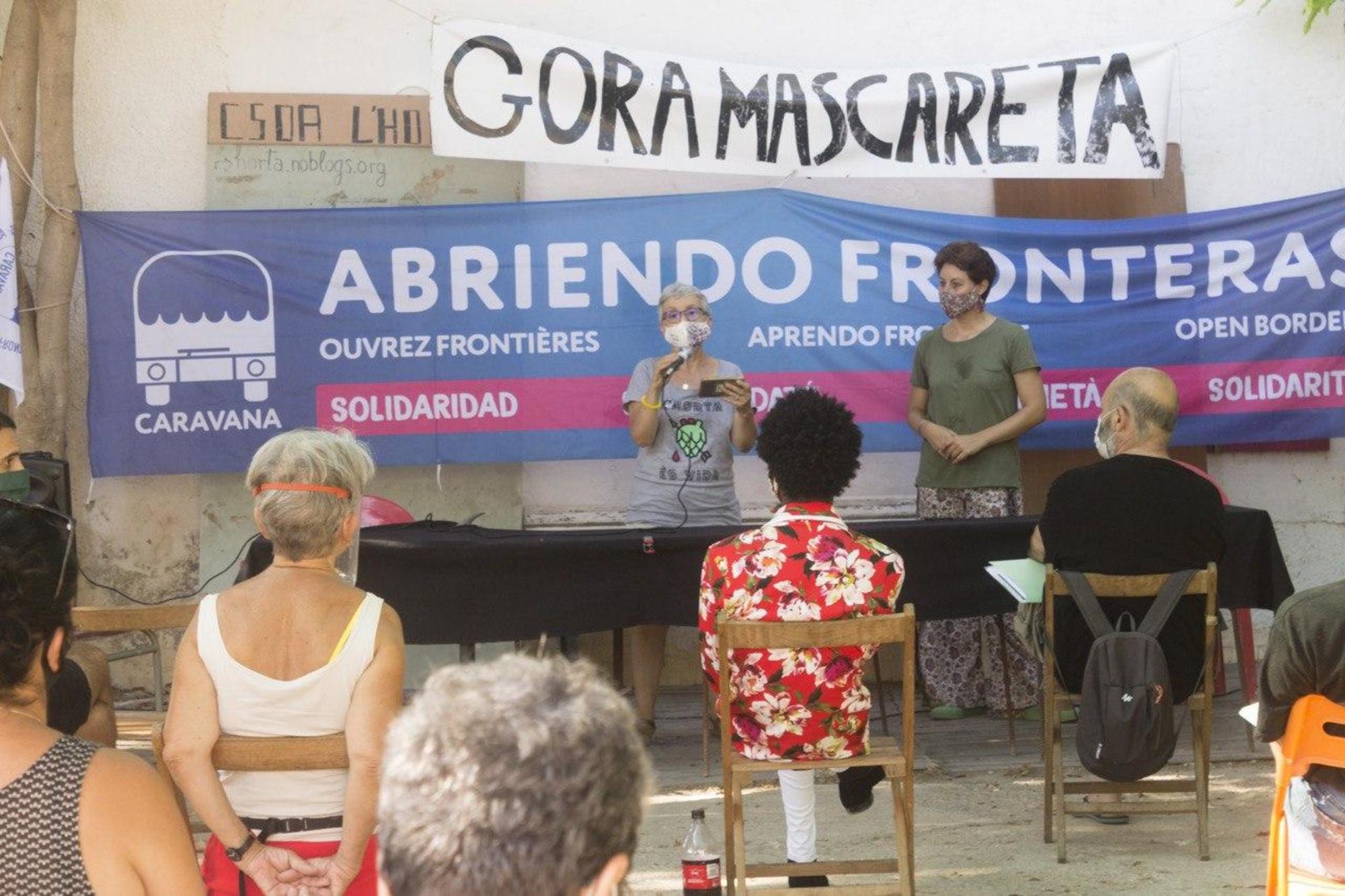 Caravana Abriendo Fronteras en CSO l'Horta de València