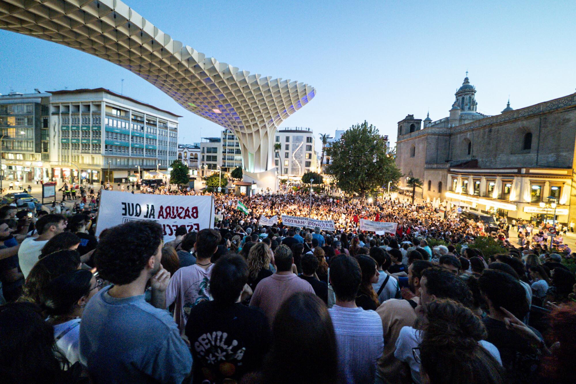 Manifestación Andalucía vivienda 28 sept