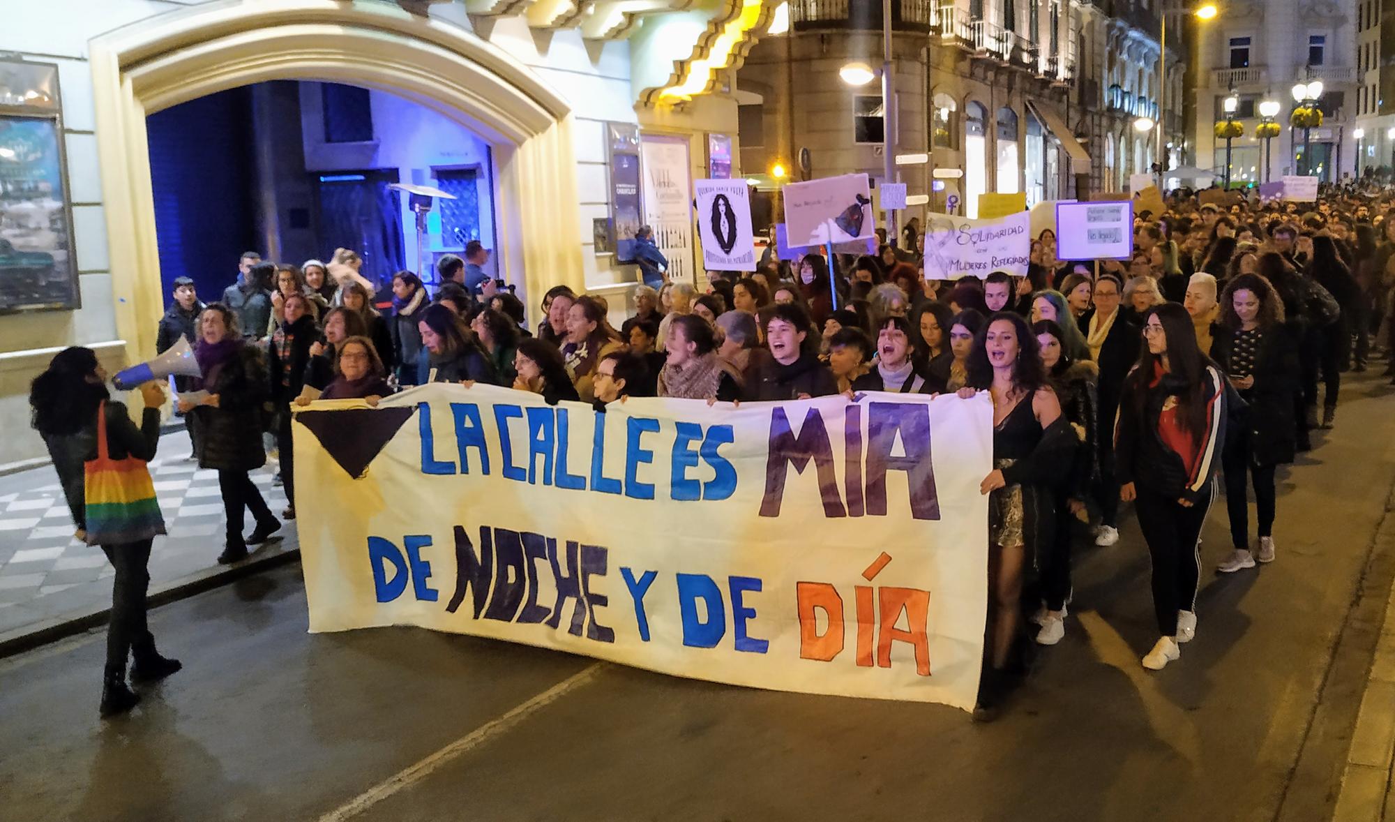 Granada Manifestacion Nocturna 8M 2020