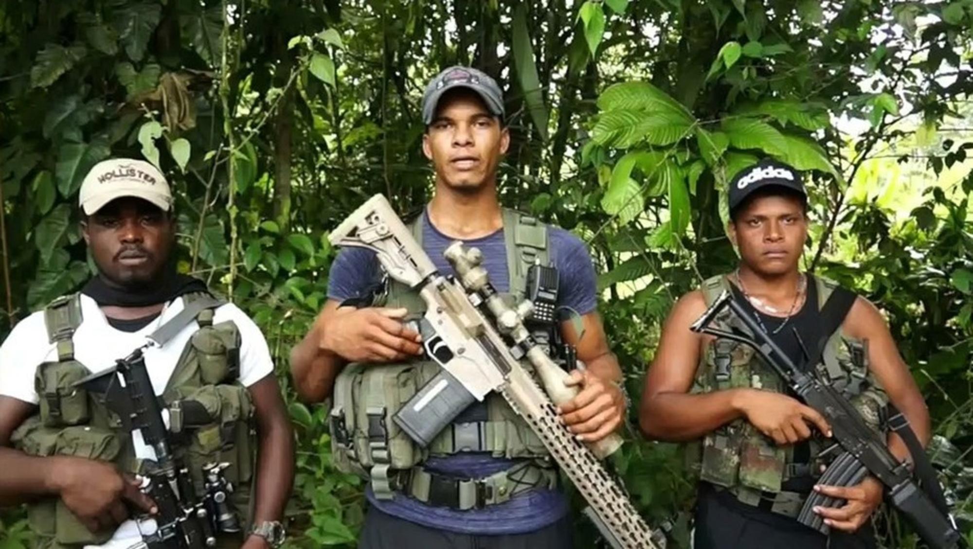 Alias Guacho, líder de las disidencias de las FARC en la frontera de Colombia con Ecuador.