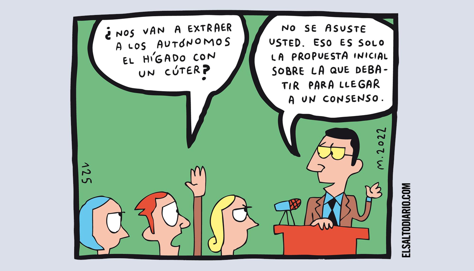 Autónomos acojonados, por Mauro Entrialgo