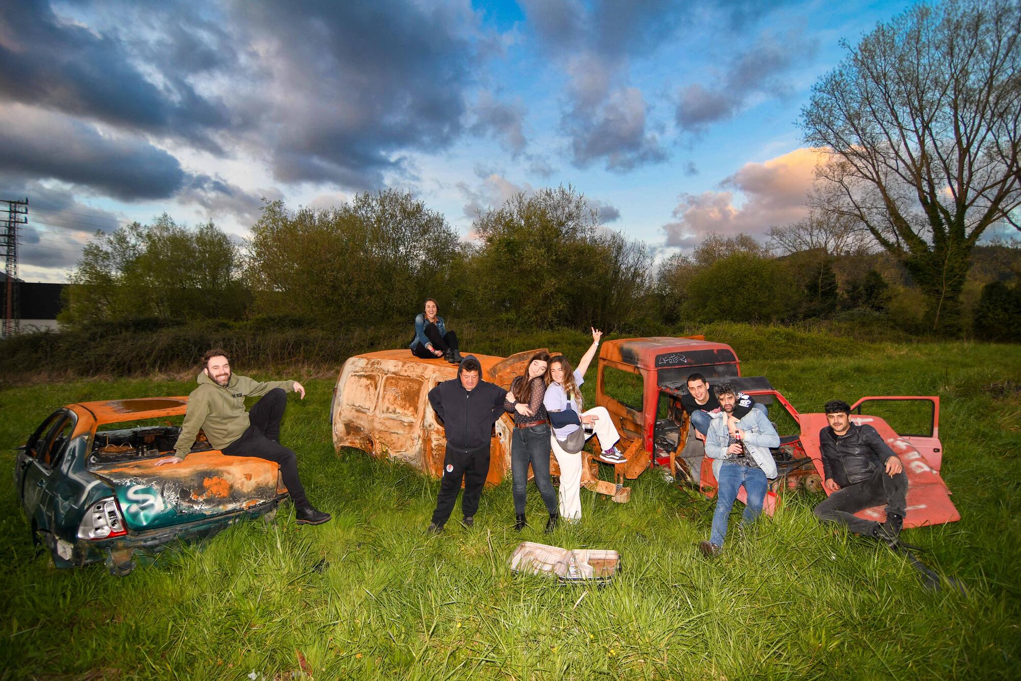 Grupo organizador de Gernikako Lekuek Festibala 2026 después de terminar la edición 