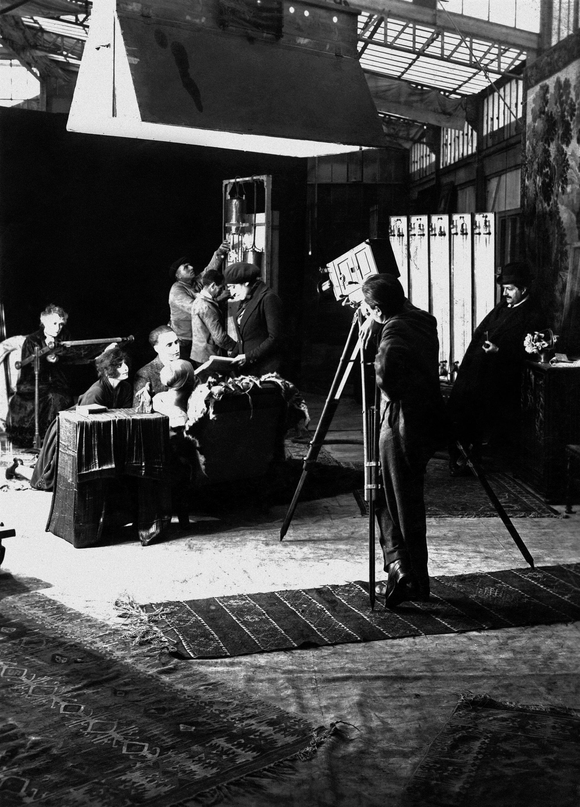 Germaine Dulac, durante el rodaje de ‘Gosette’ en 1923