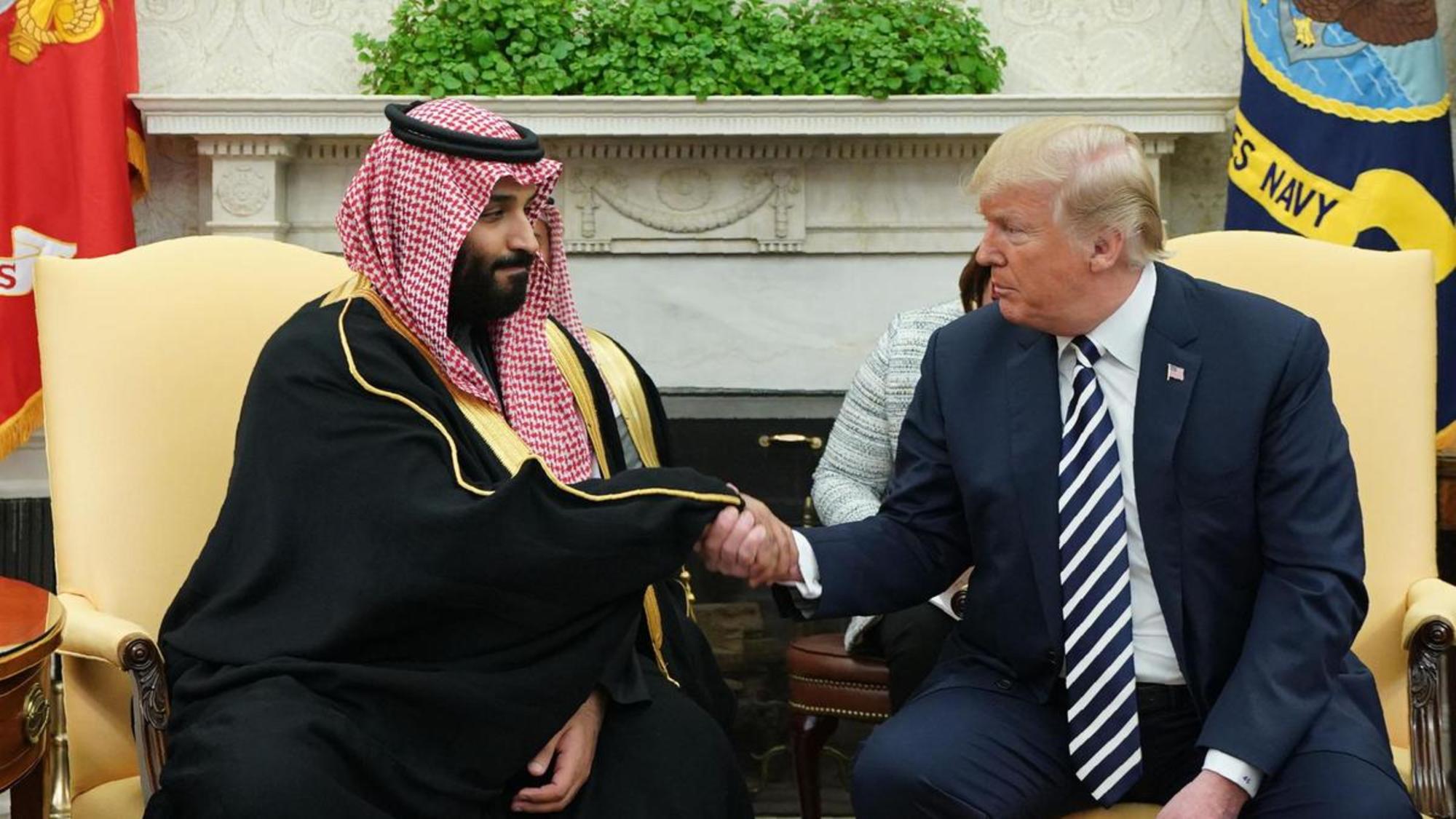 Trump y el príncipe Salman