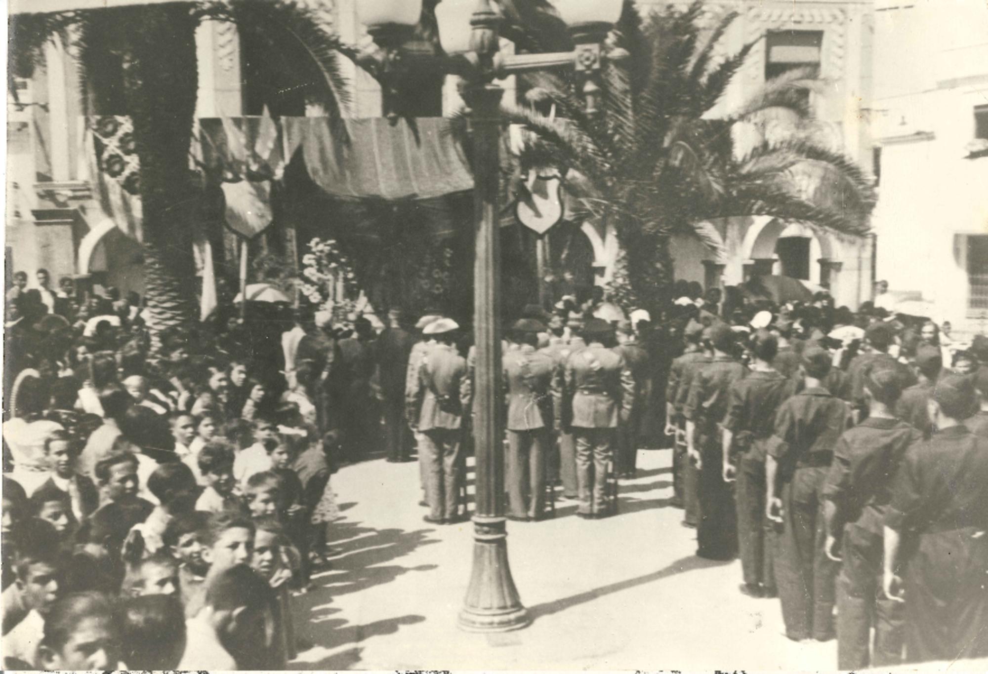 El ejército golpista y la Guardia civil en Montijo durante la guerra