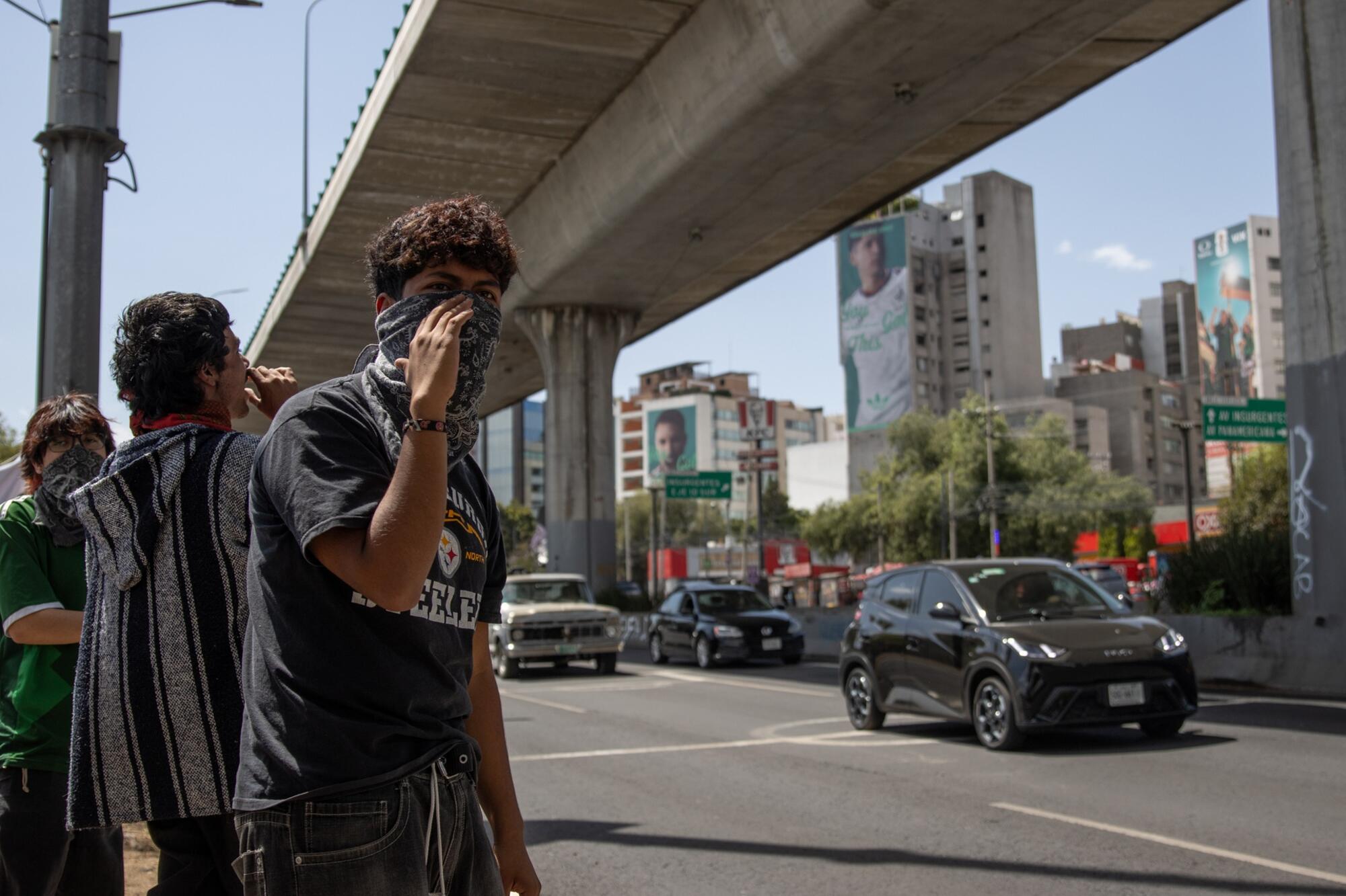 Protestas Estadio Azteca México - 7