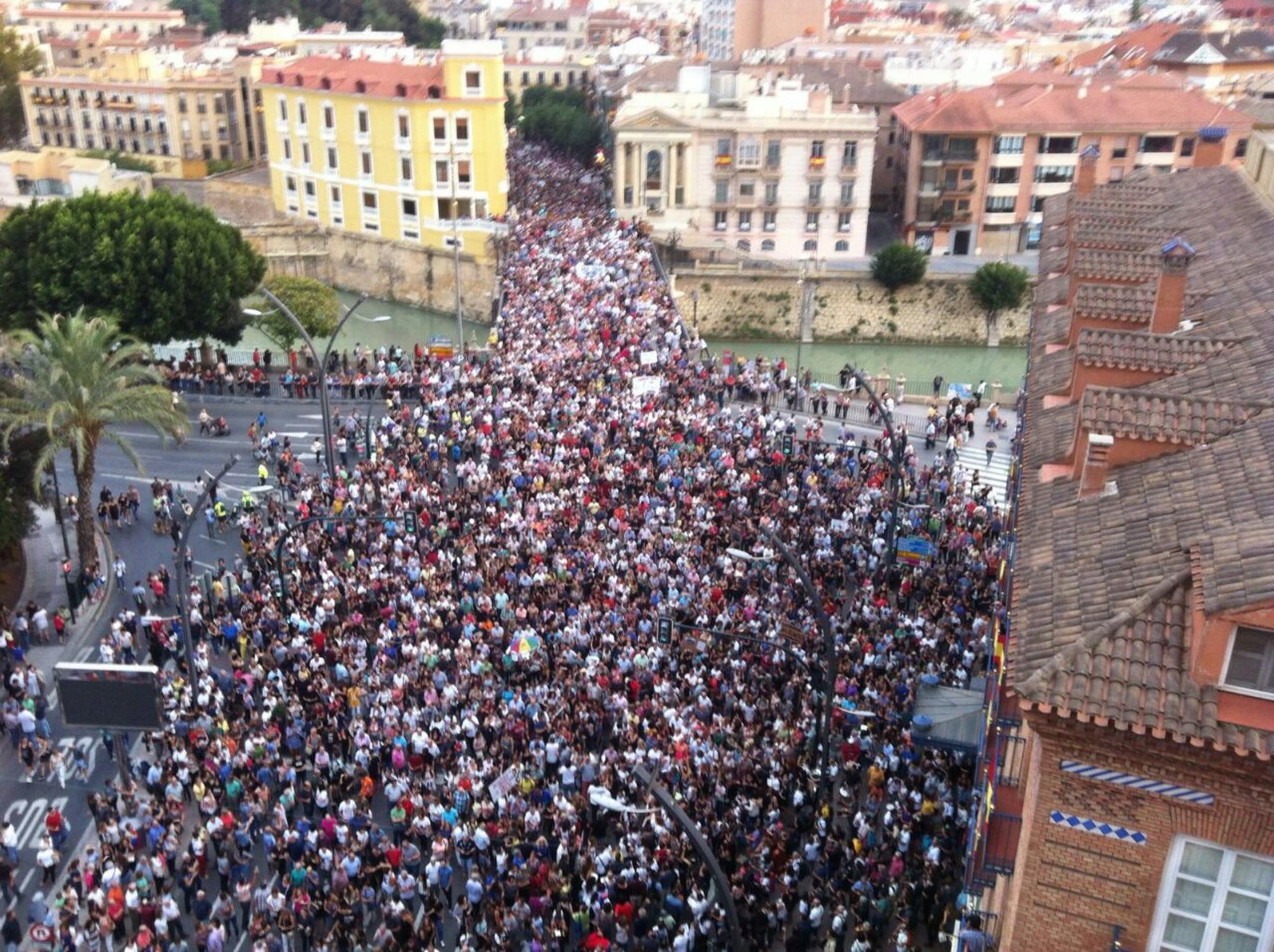 Murcia No al Muro 30 de Septiembre