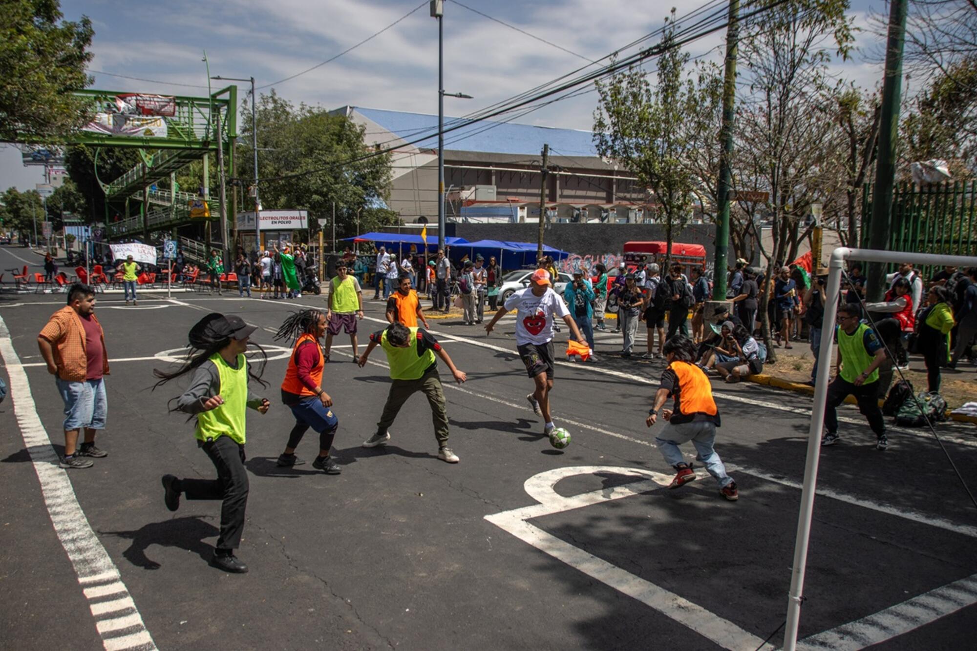 Protestas Estadio Azteca México - 8