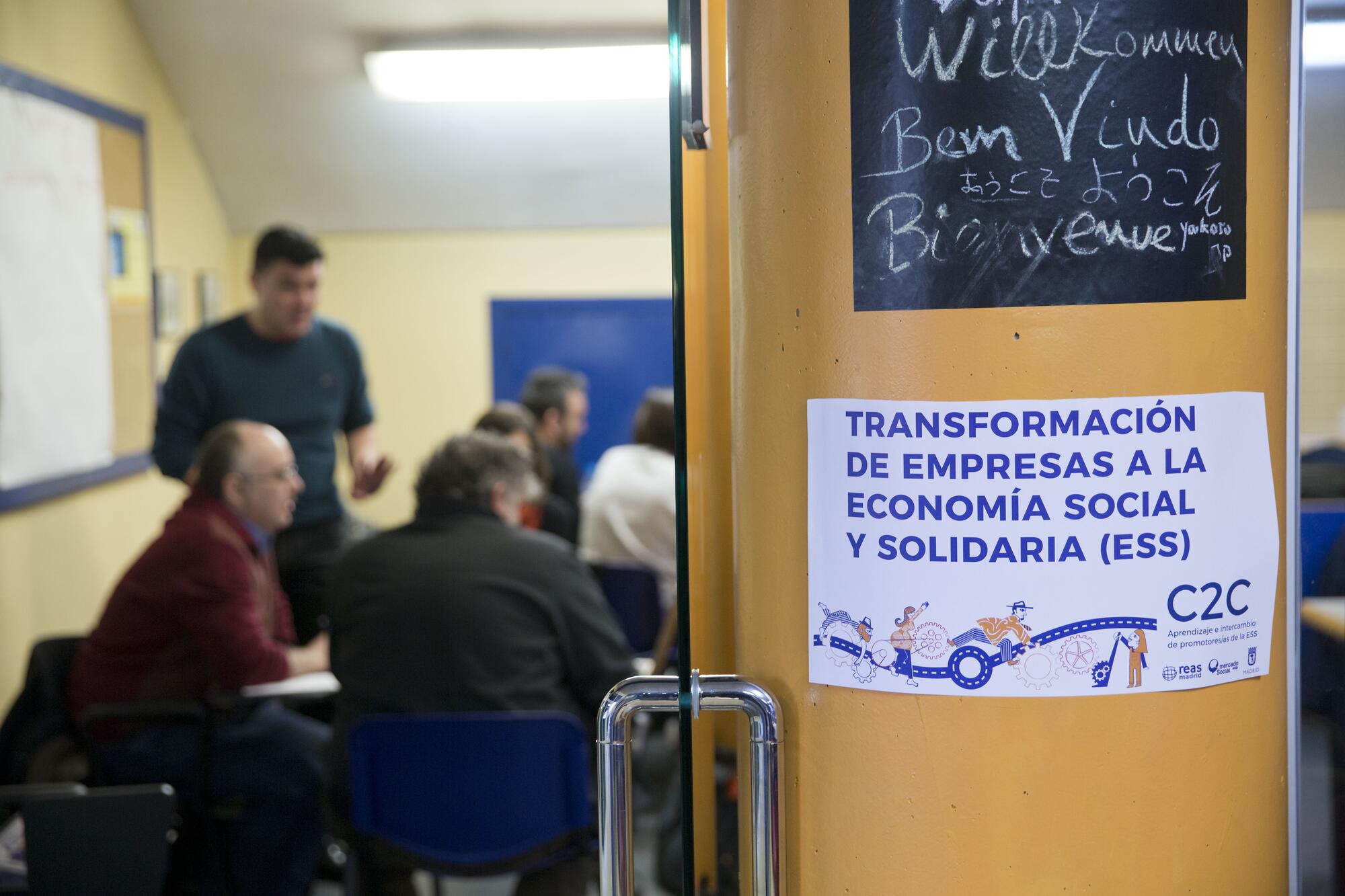 Taller formativo en el encuentro de emprendimiento C2C, Madrid 2017 (Autoría: MES Madrid)