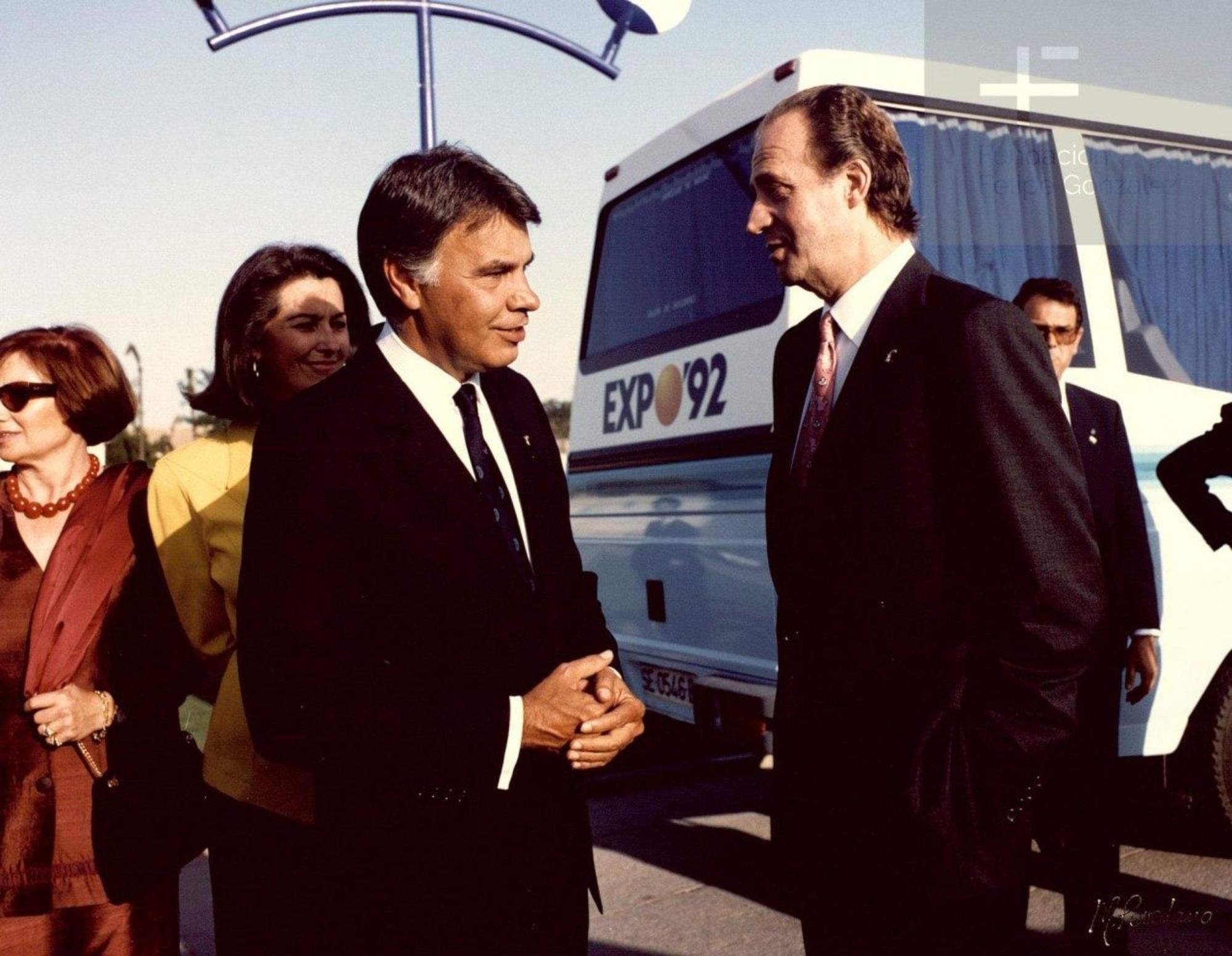 Juan Carlos I y Felipe González