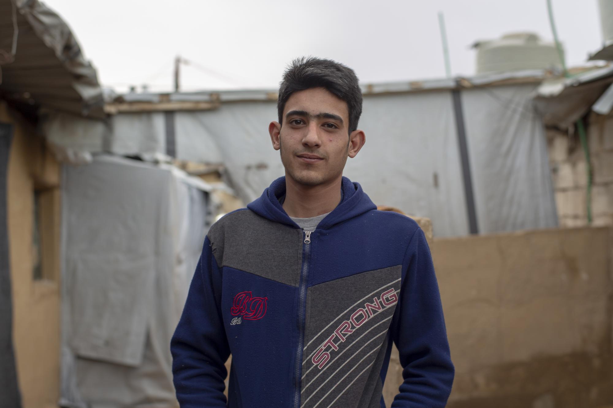 Ahmad refugiado sirio