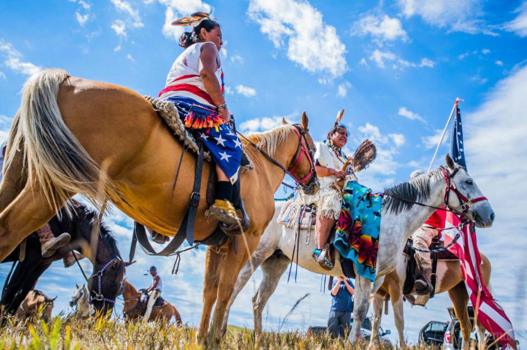 Protesta en el Joan Stone Camp (Standing Rock)