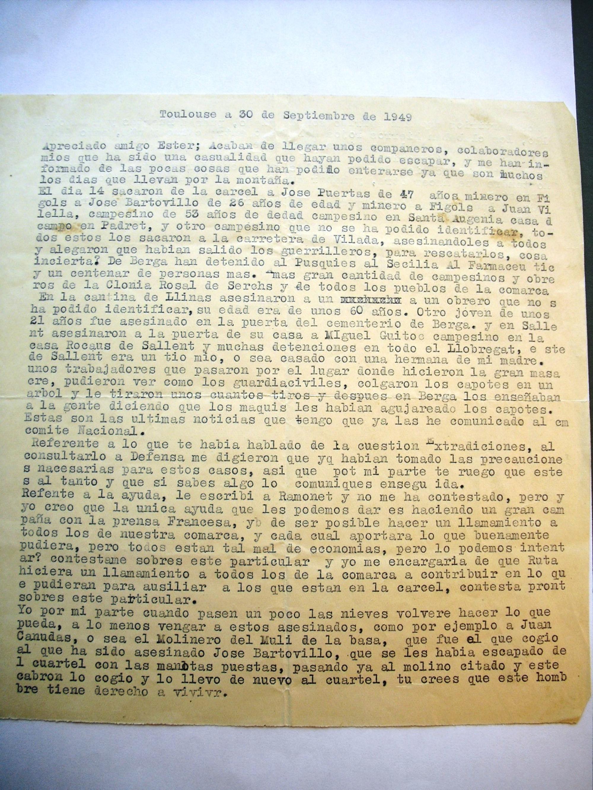 Carta de Massana.