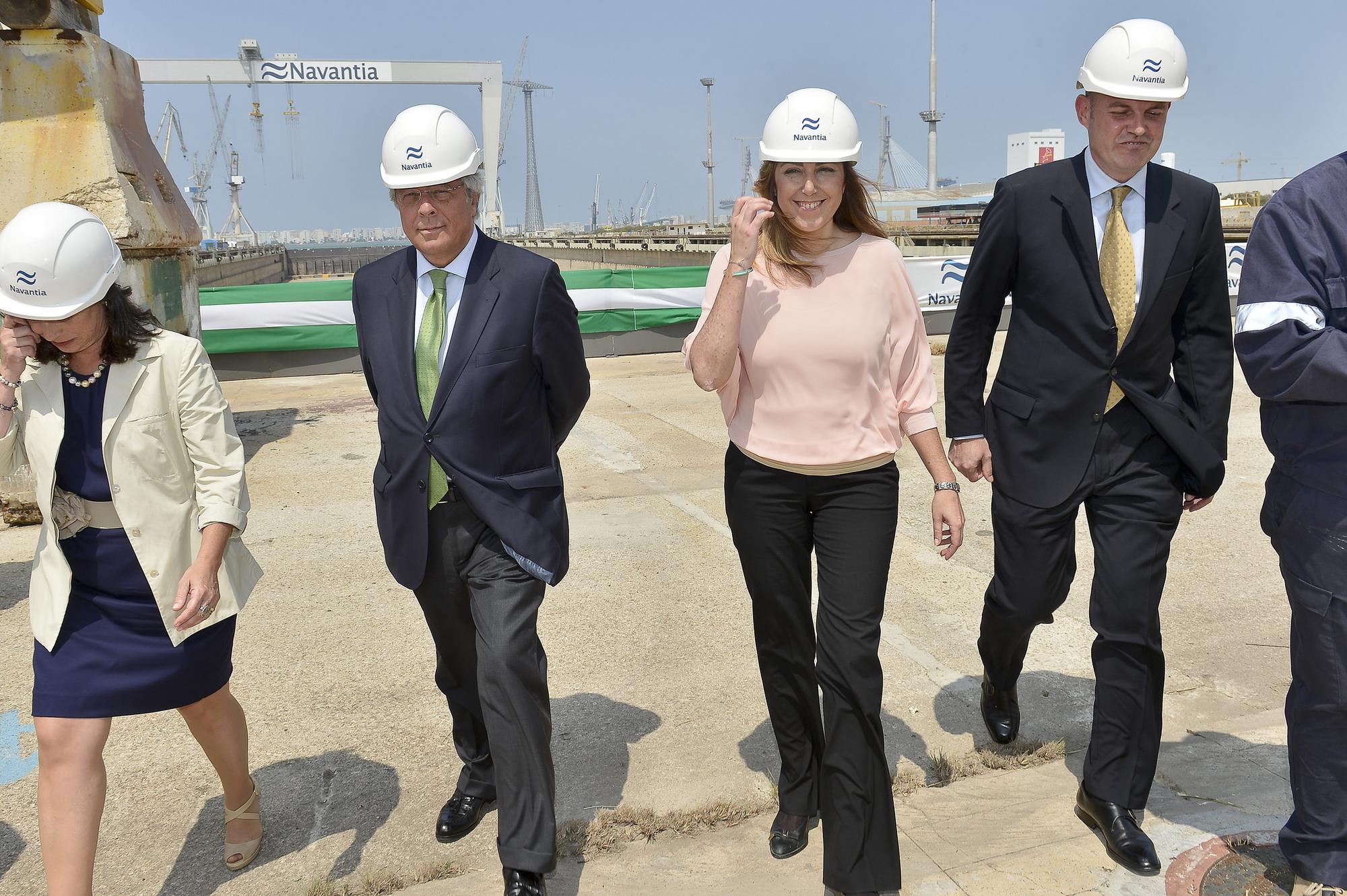 Visita de Susana Díaz a Navantia en 2016.