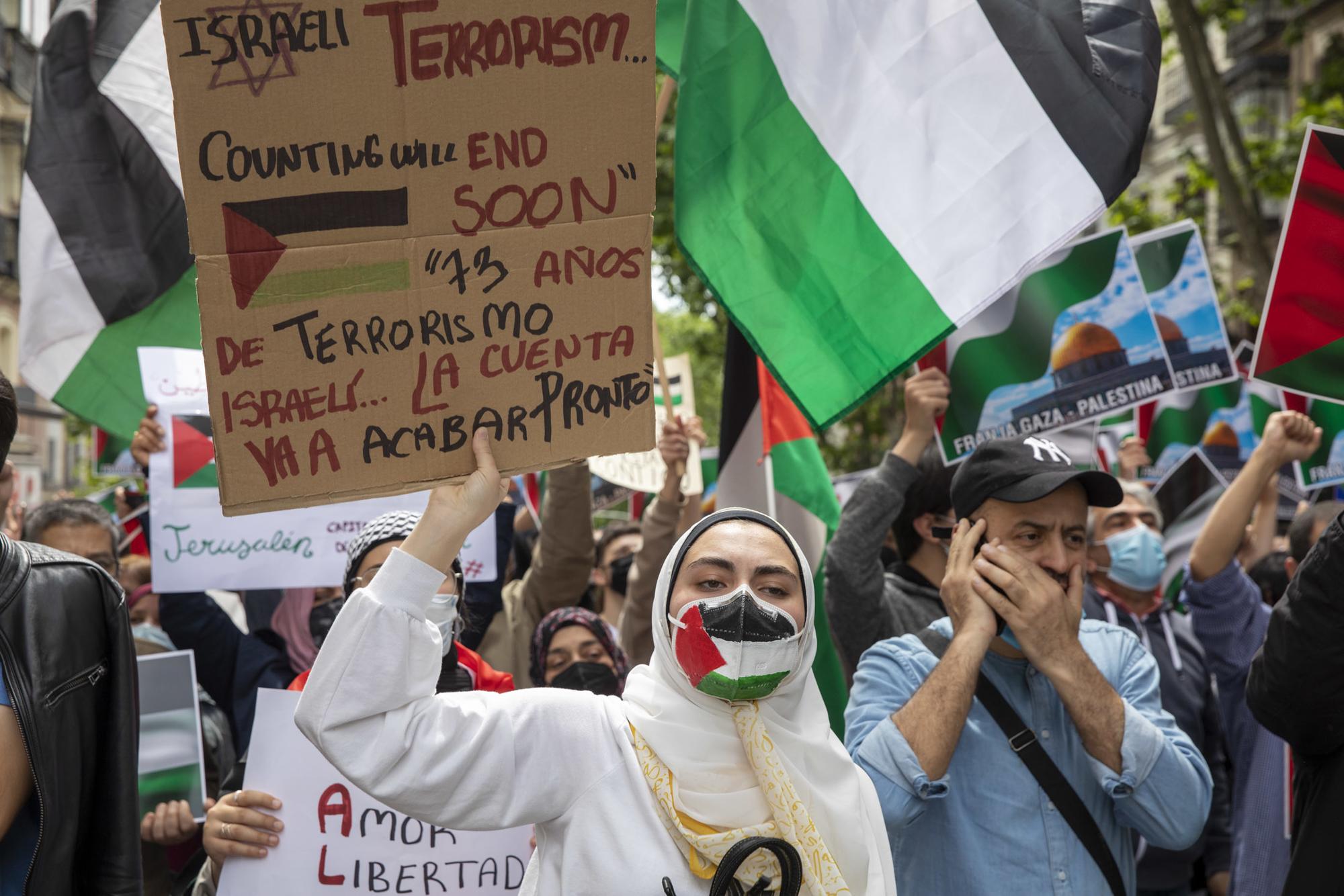 Manifestacion bombas Israel Palestina - 2