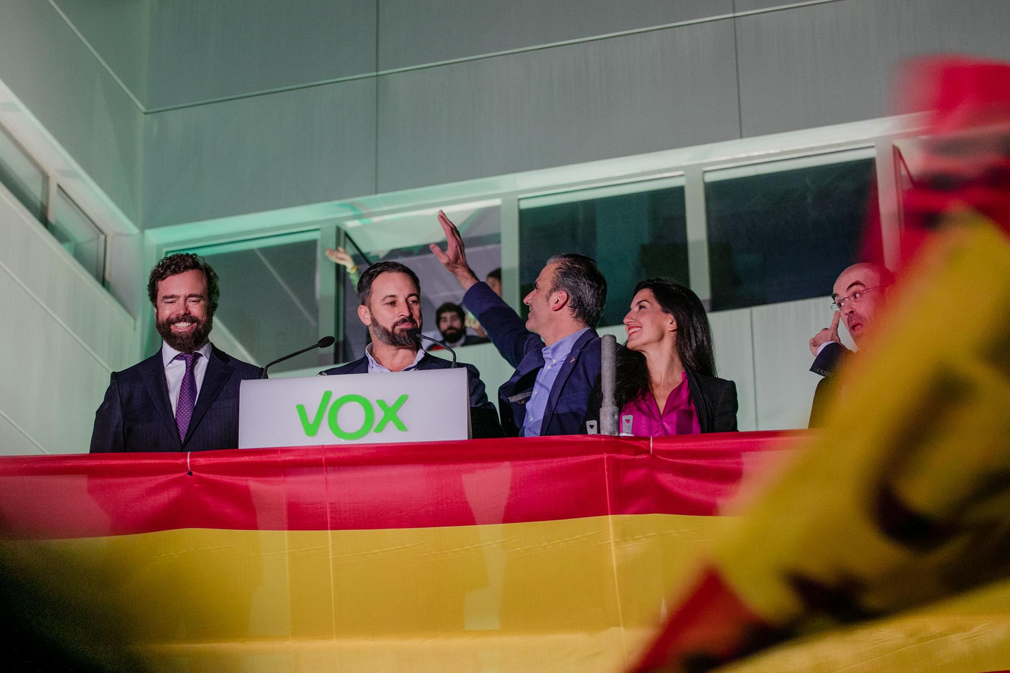 Vox celebra el resultado electoral del 10 de noviembre