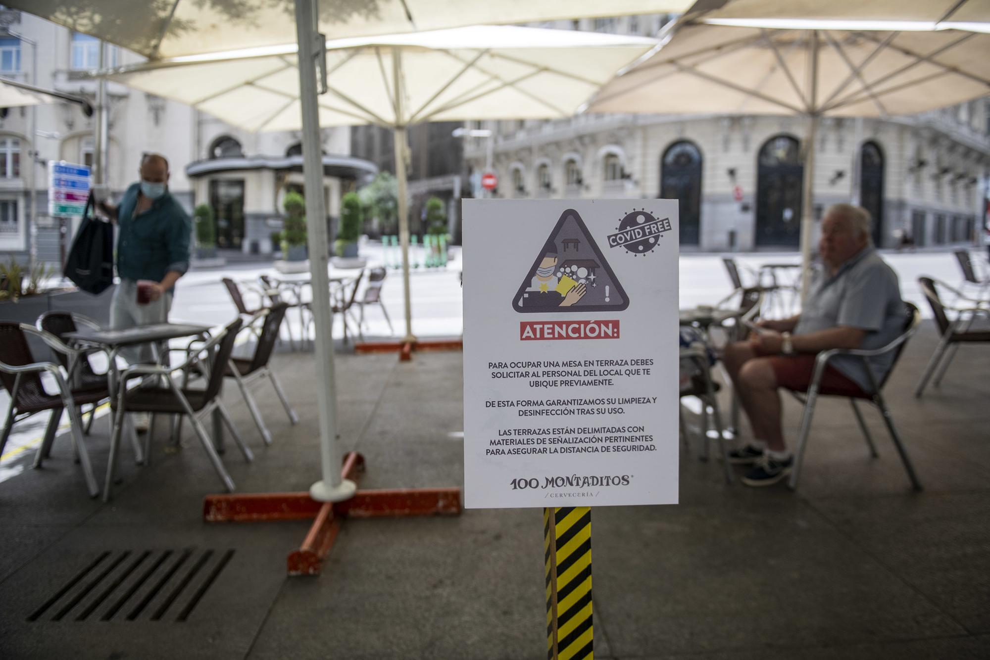 Terraza coronavirus