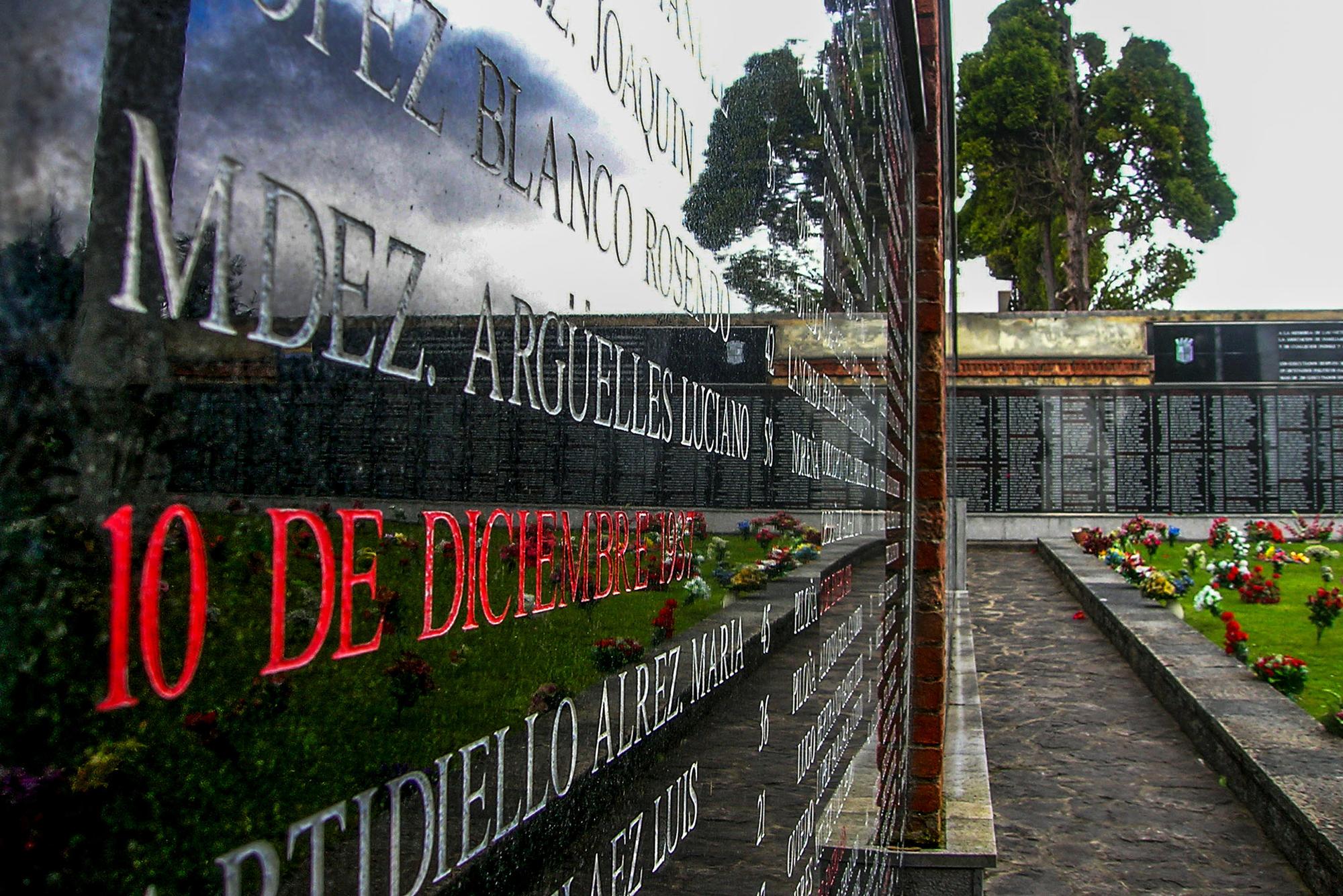 Fosa comun en Oviedo