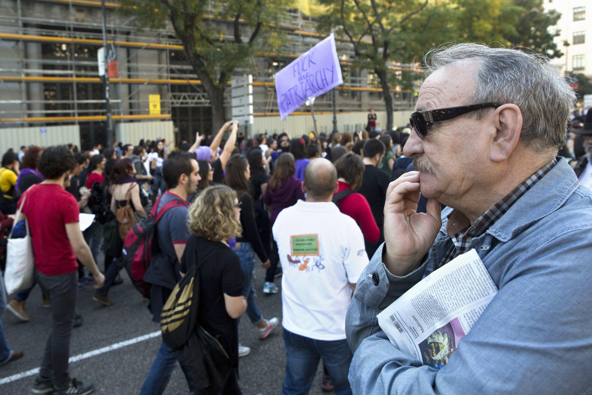 Manifestación violencias machistas 7N 2015