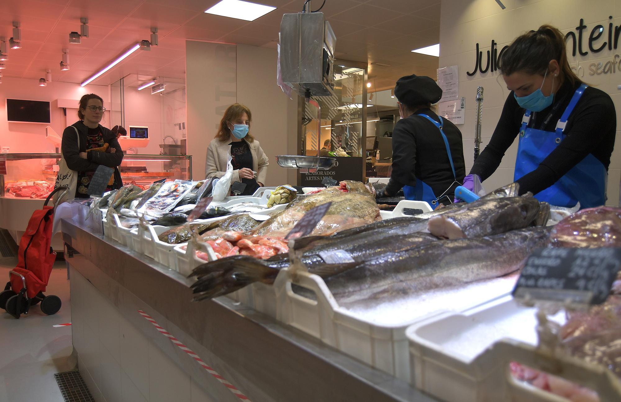 Mercado de venta de pescado.