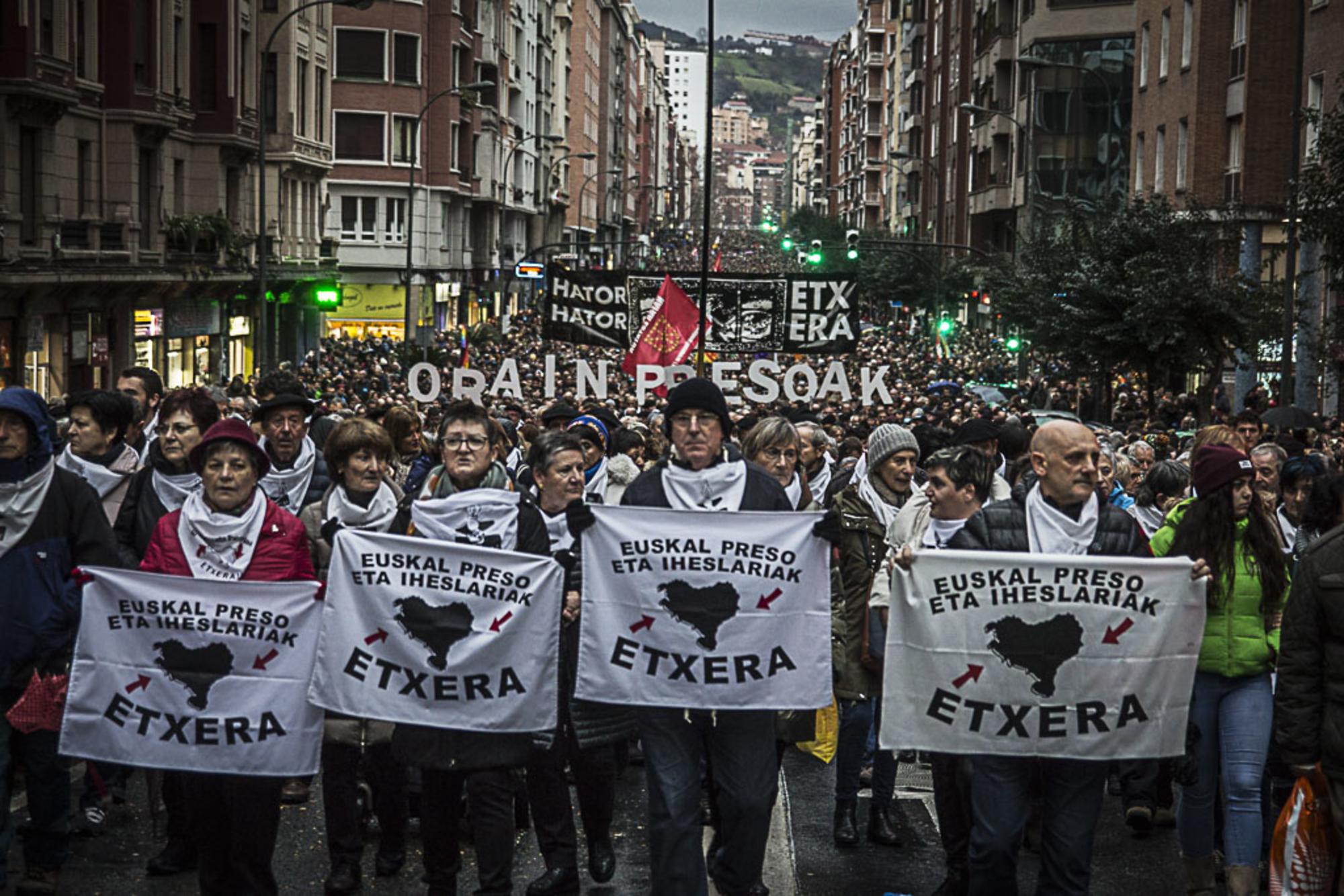 Manifestación en Bilbao Presos Ekinkik