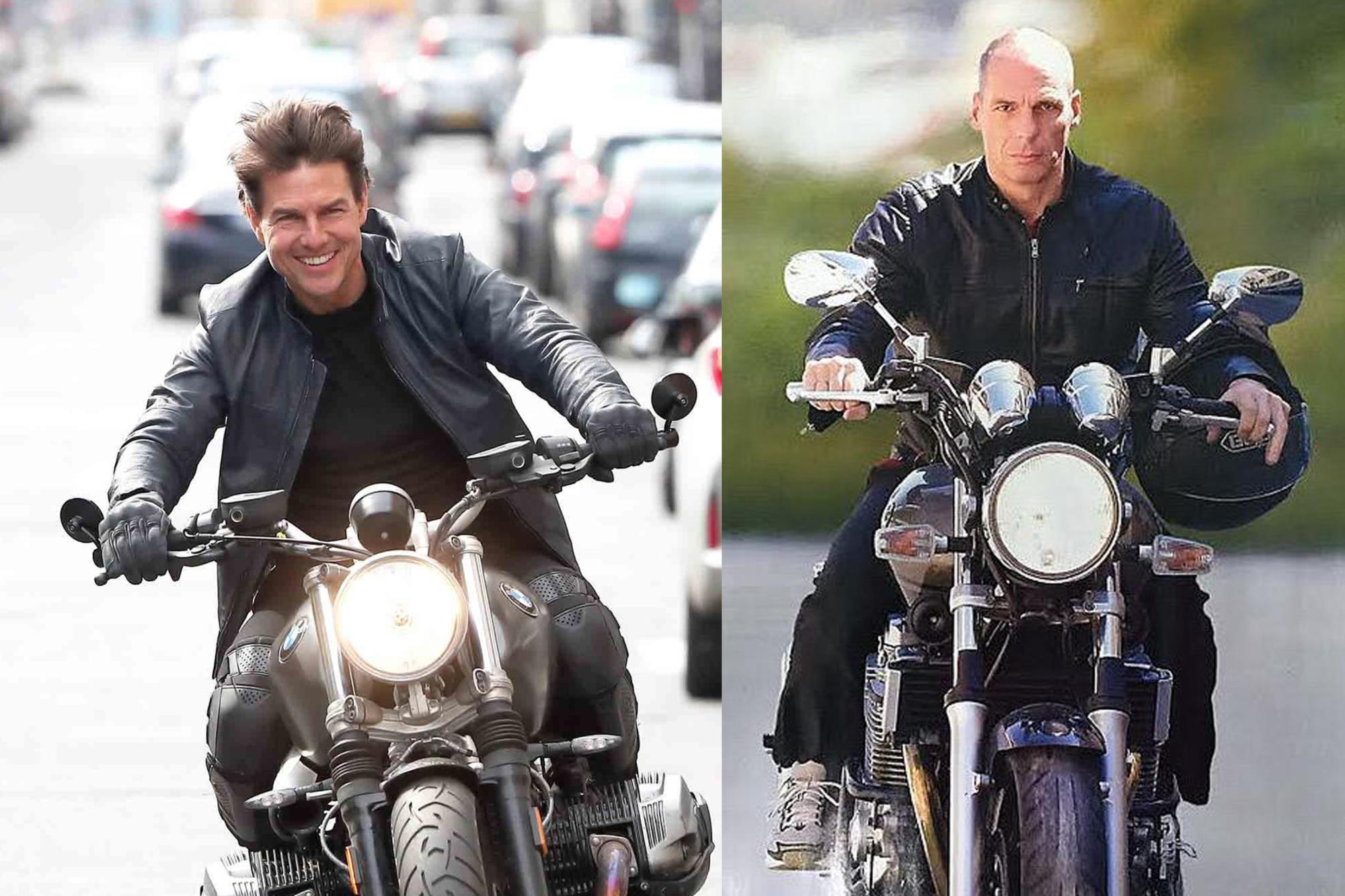 Varoufakis Tom Cruise moto