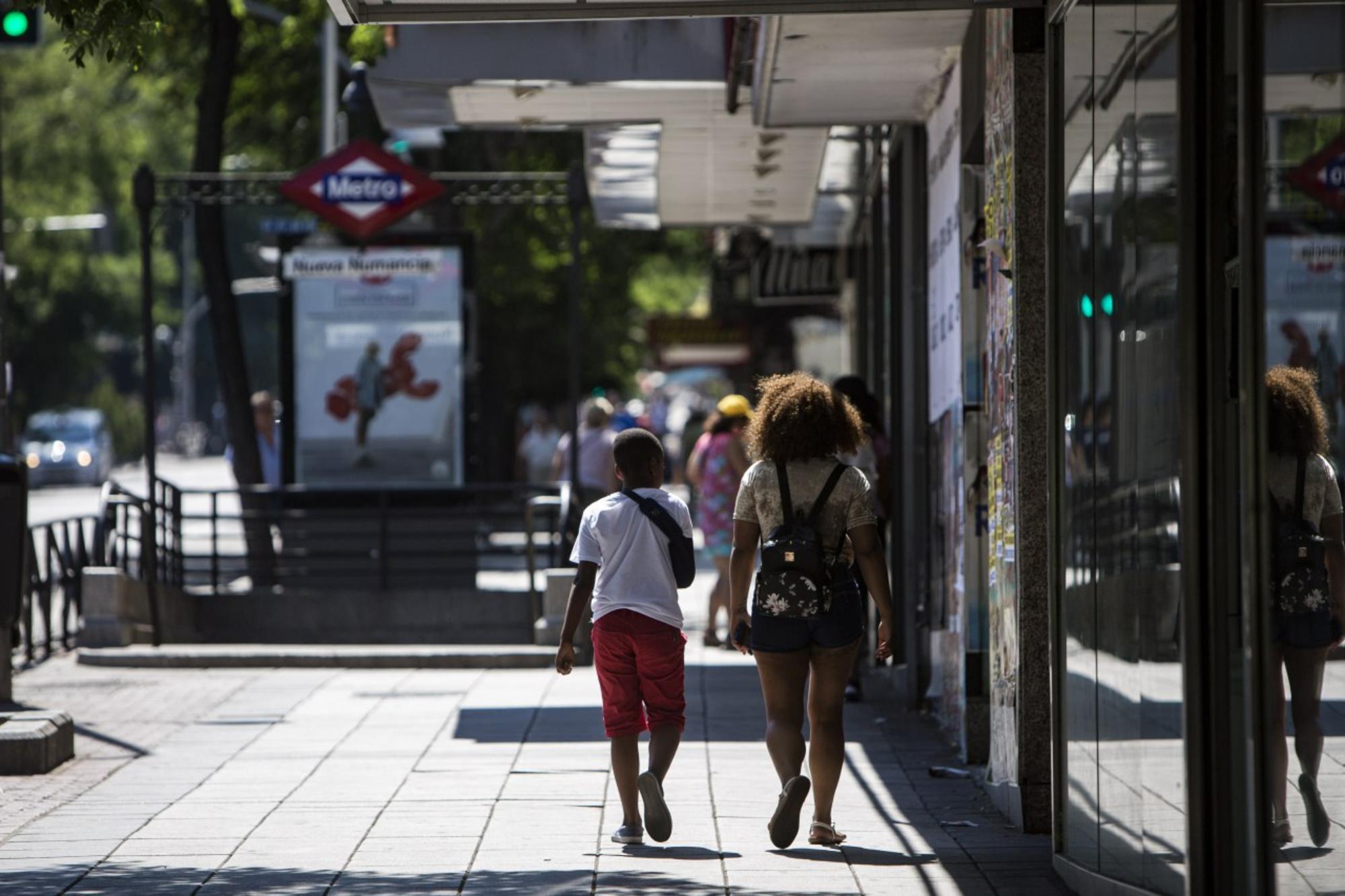 Niños en Vallecas