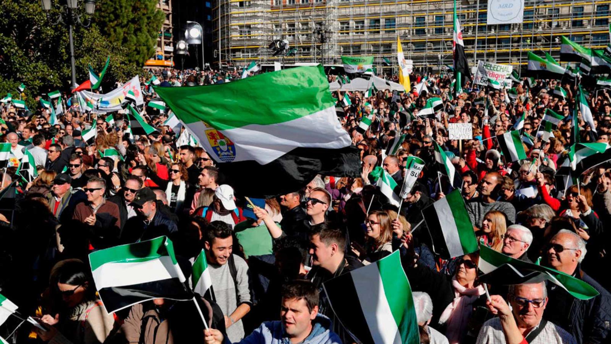 Extremadura manifestación en Madrid