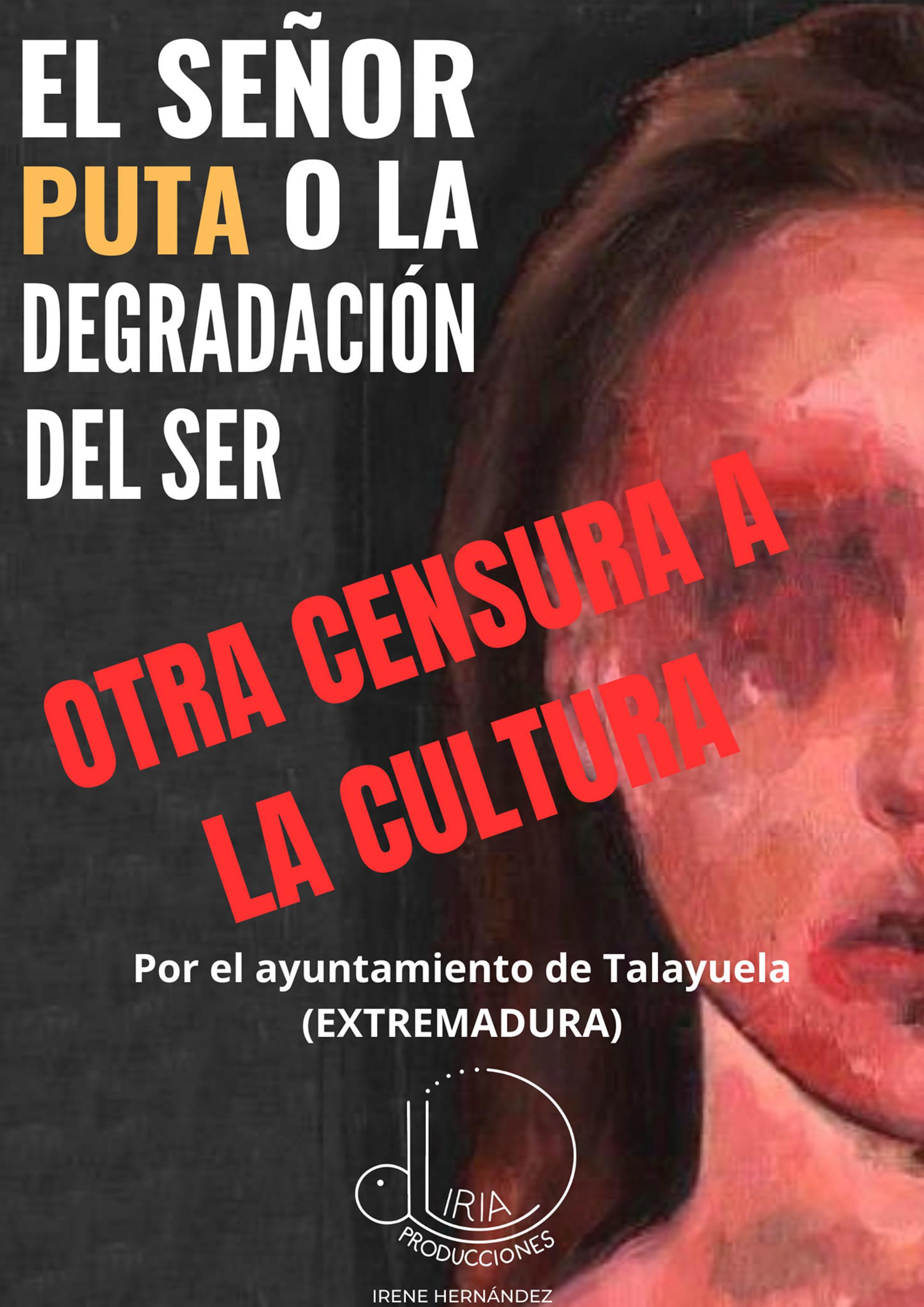 Cartel de denuncia censura