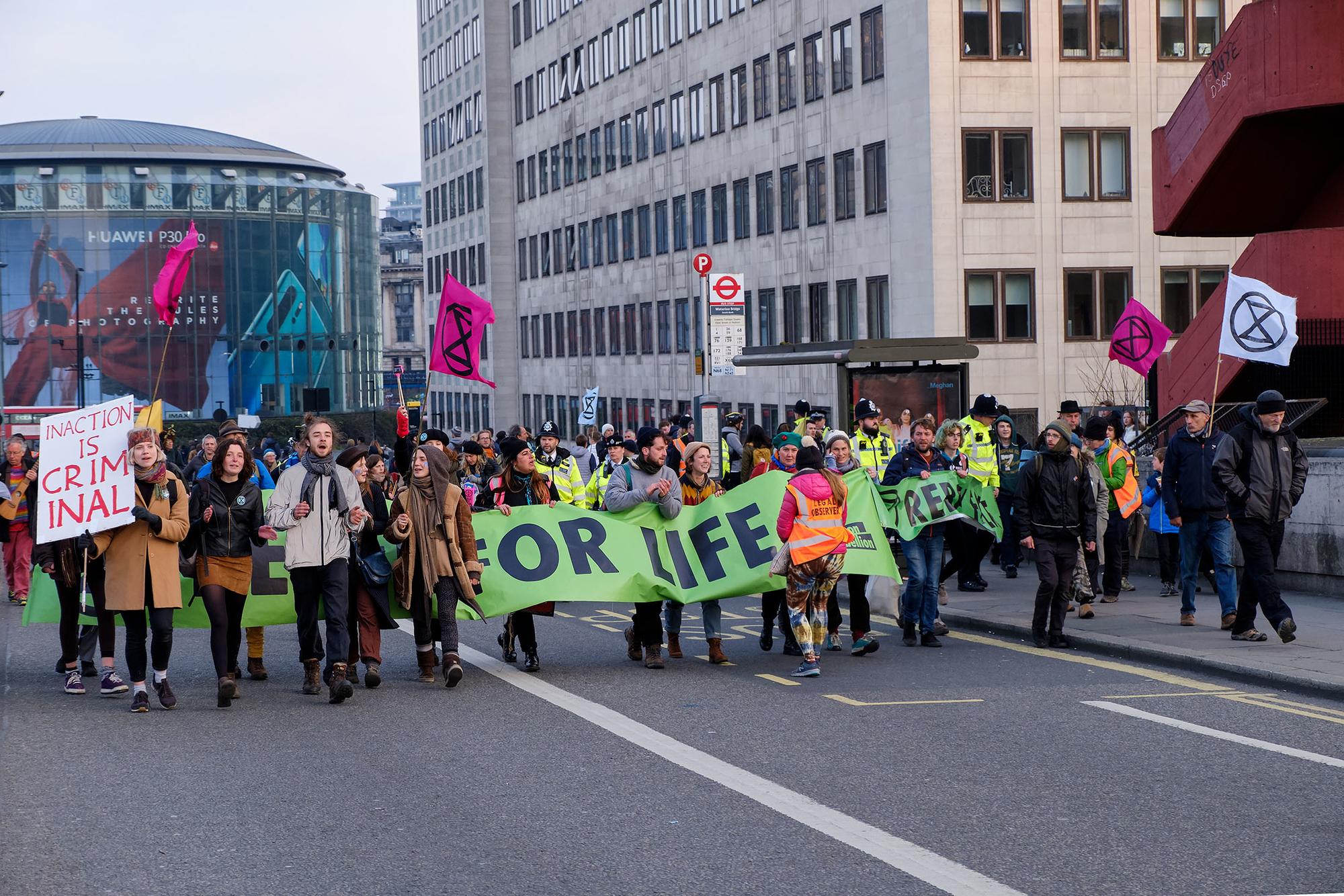 Extinction Rebellion Londres