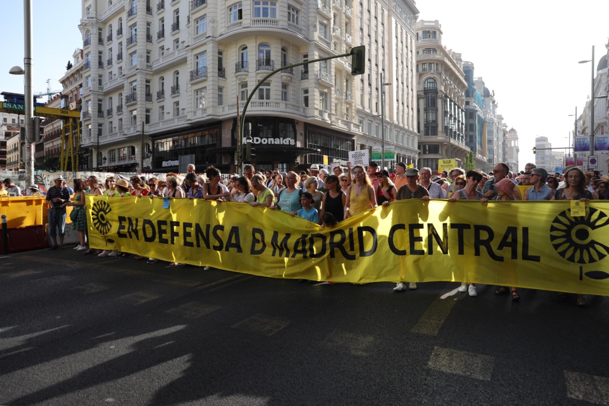 Manifestación por Madrid Central