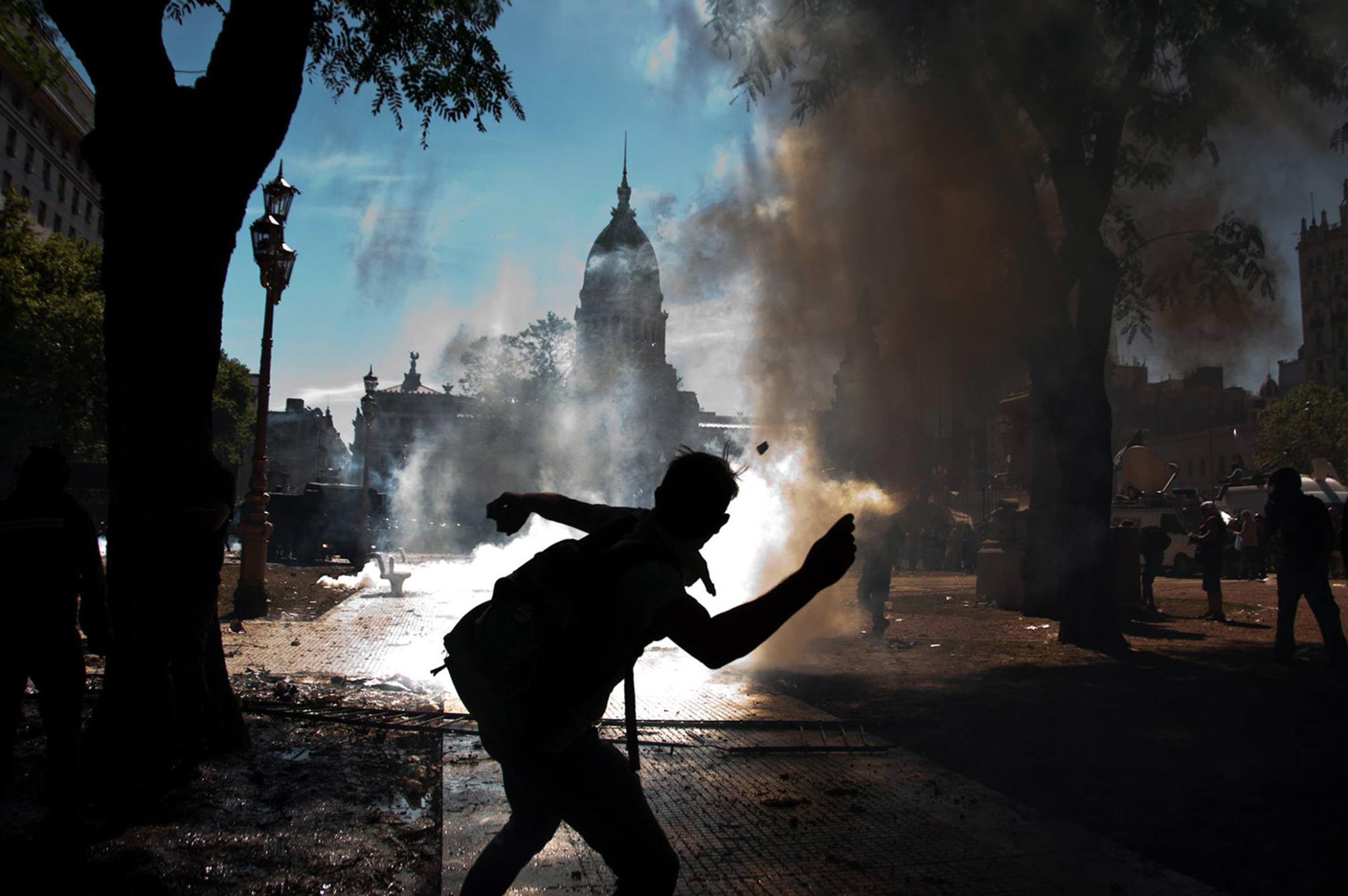 Buenos Aires disturbios pensiones