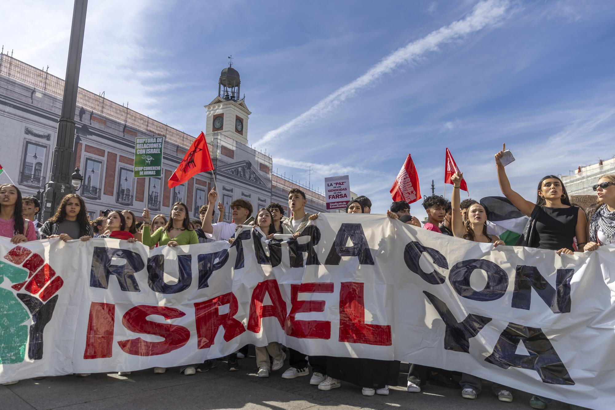 Concentración Huelga General Palestina Ministerio Exteriores Madrid 2025 - 14