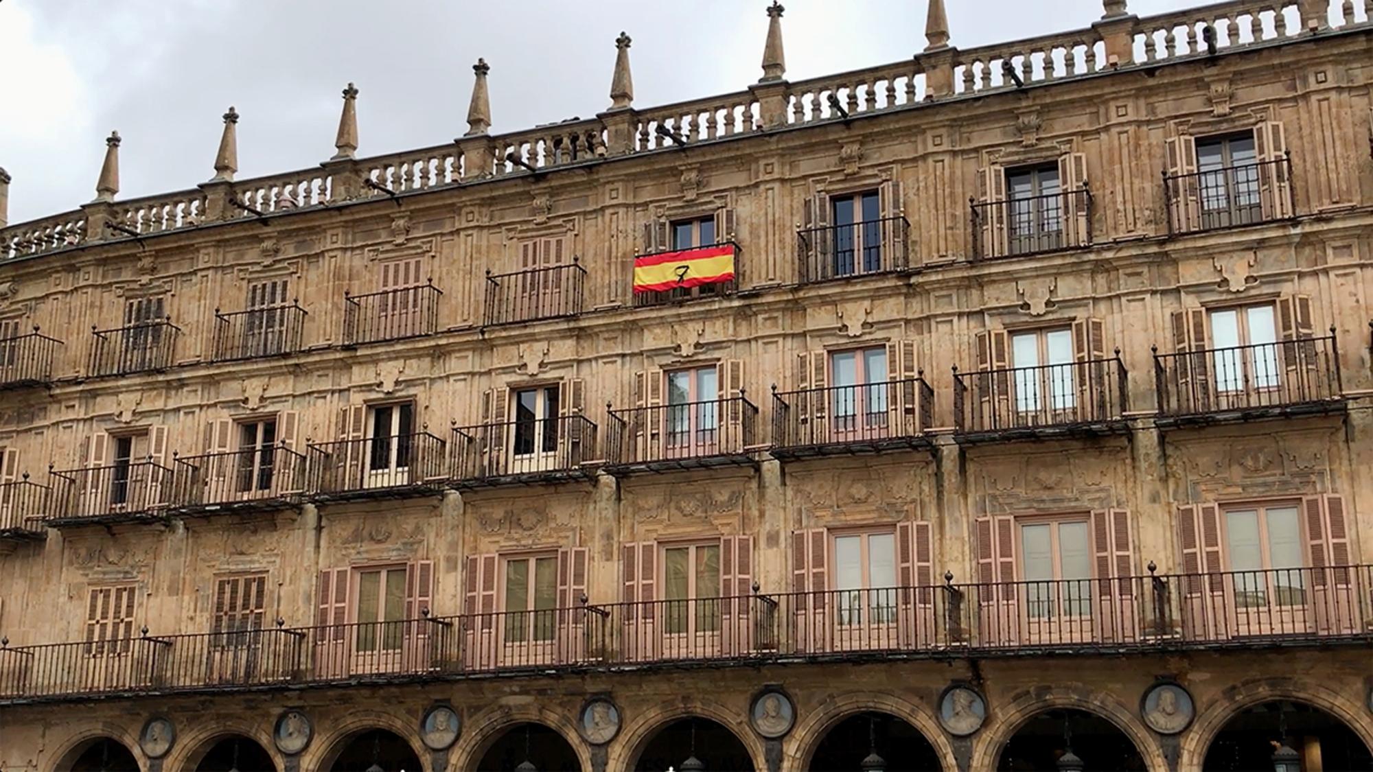 Bandera plaza Mayor