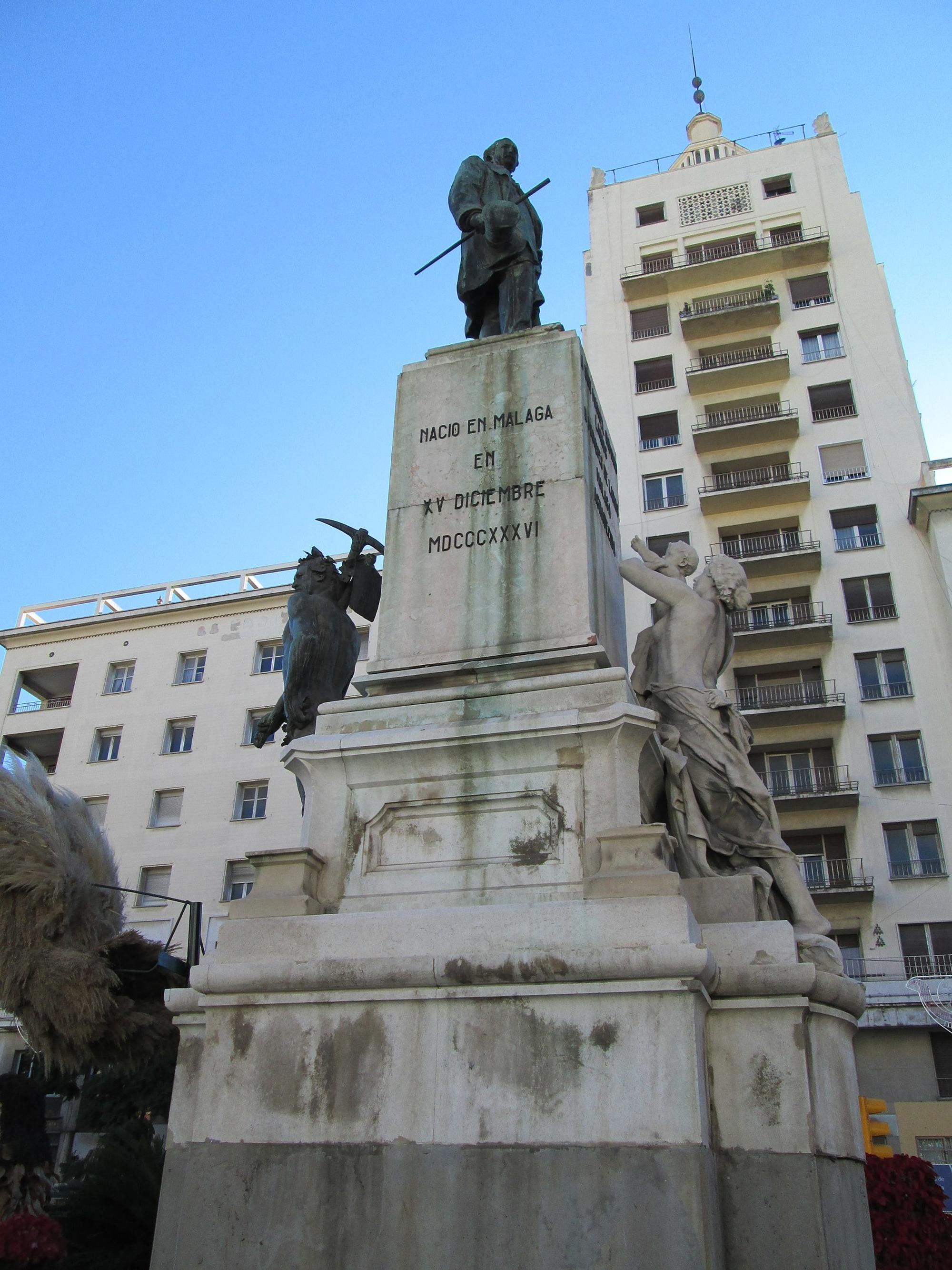 Estatua Marqués de Larios Málaga