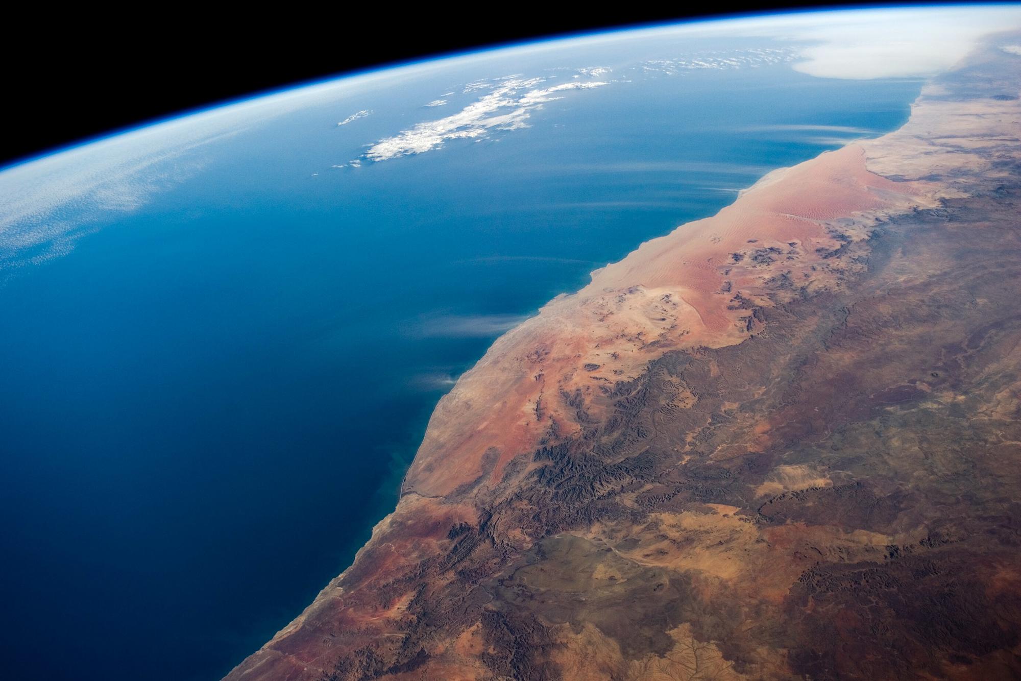 Desierto Namibia Satelite
