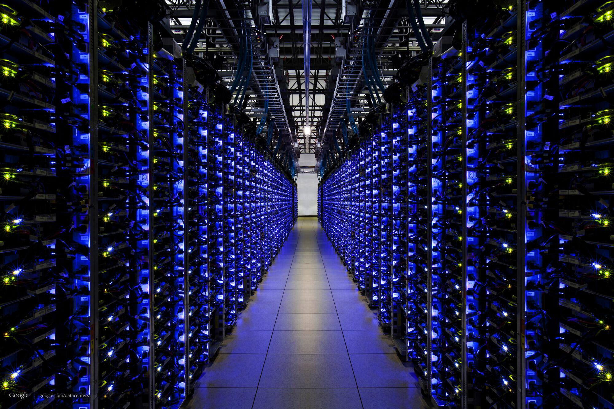 Uno de los centros de datos de Google.