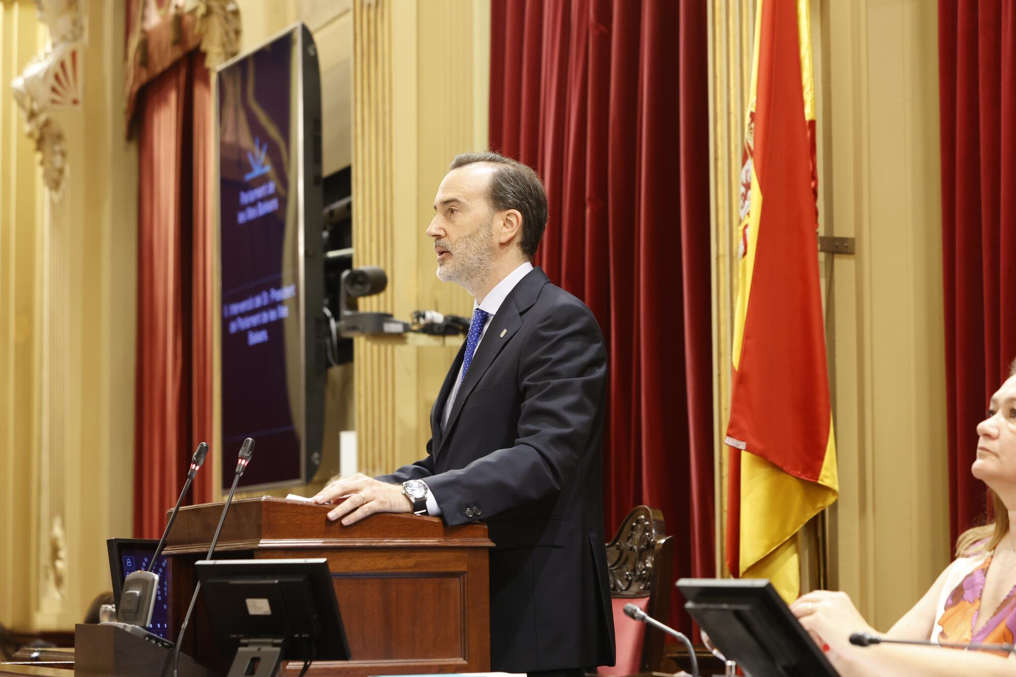 Gabriel Le Senne, diputado de Vox y presidente del Parlament Balear