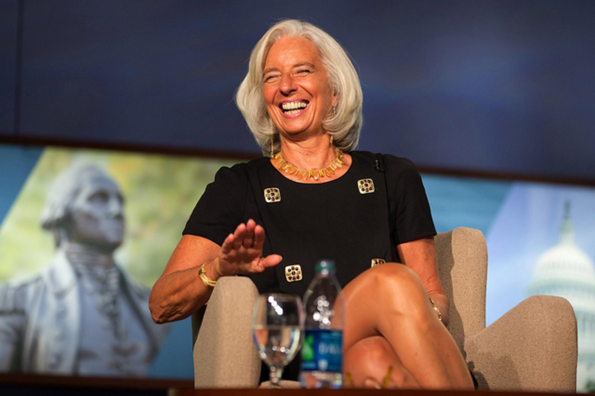 Christine Lagarde, directora del Fondo Monetario Internacional.