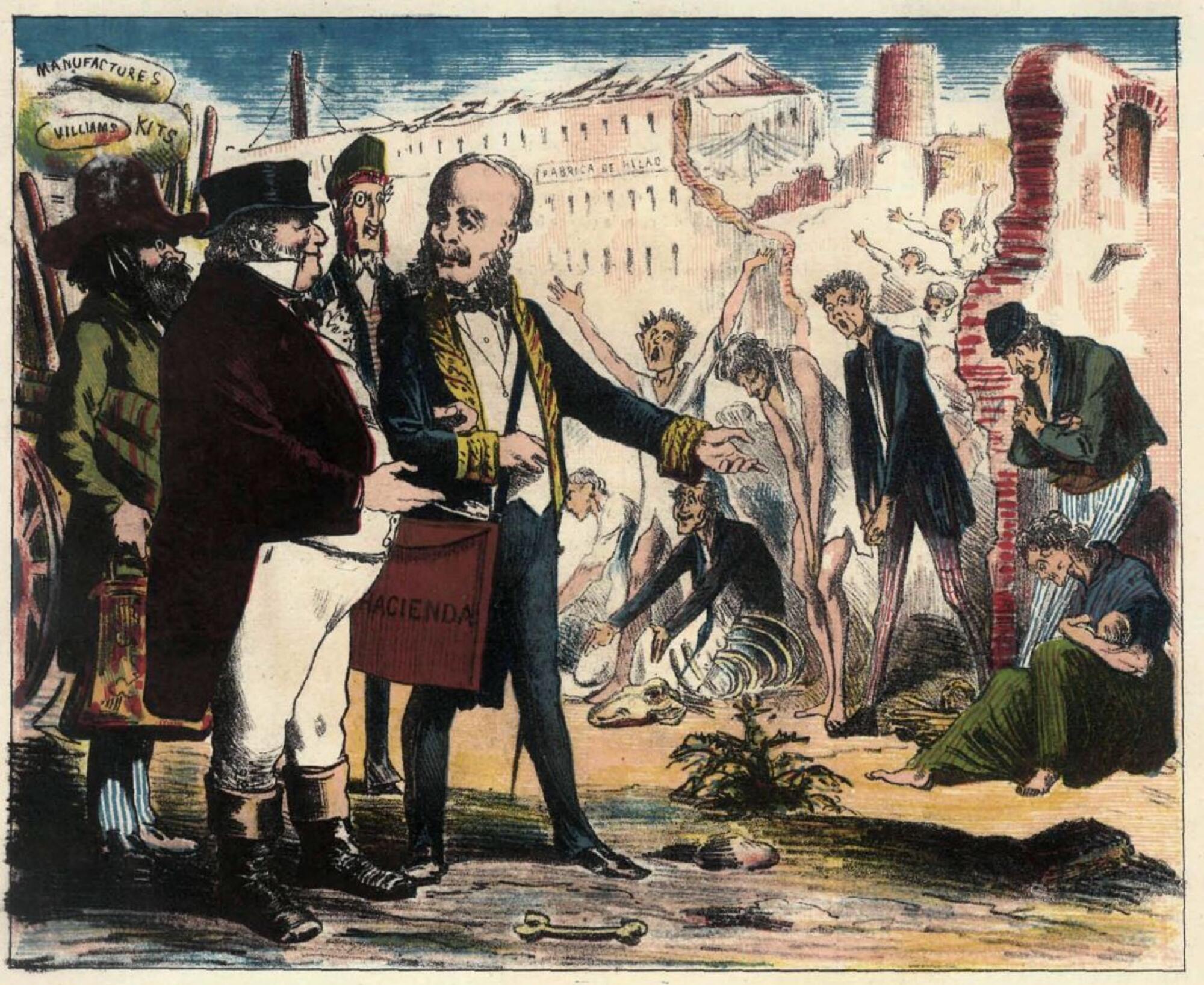 España librecambista. La Flaca, 3/4/1869