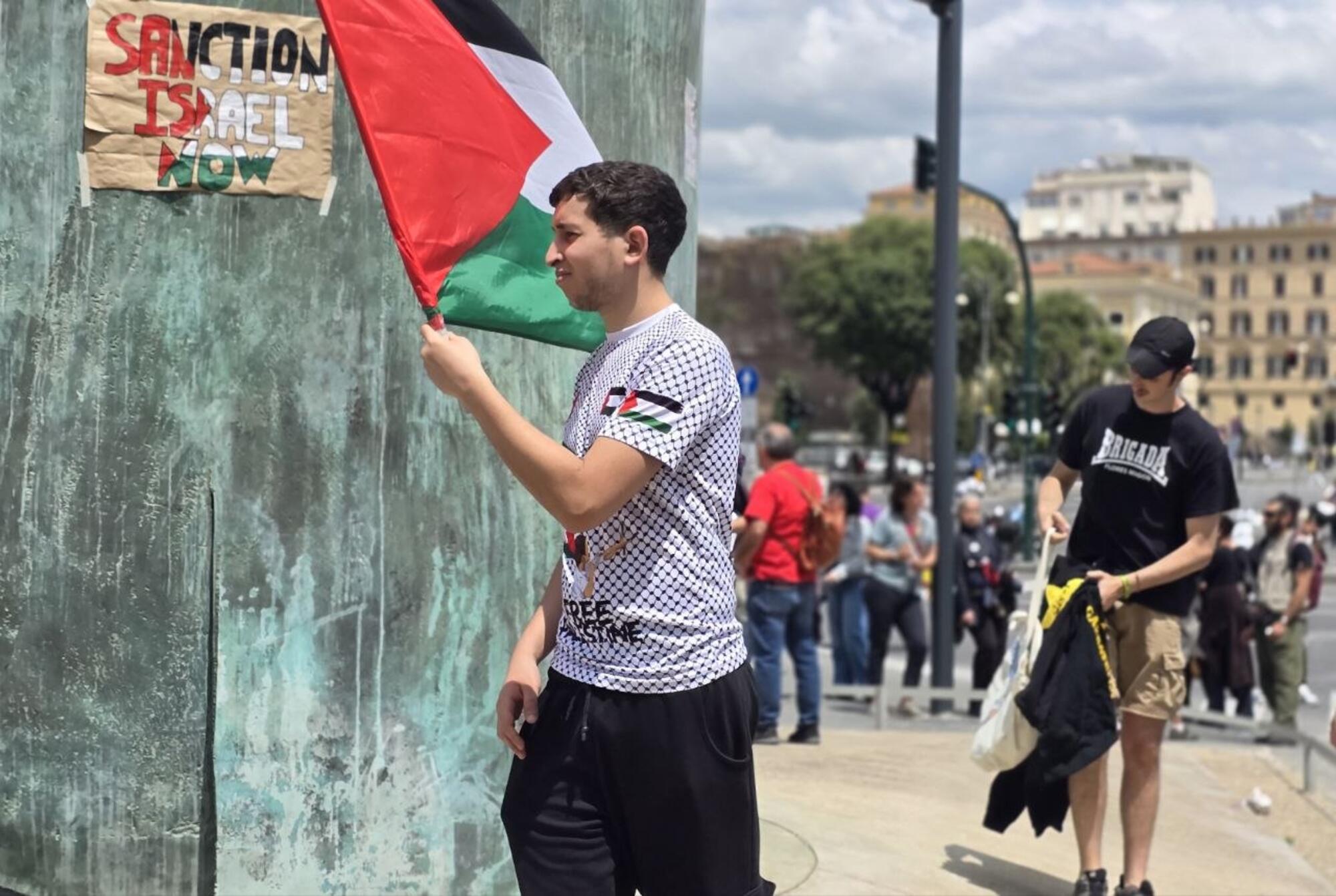 Huelga general en Italia por Palestina