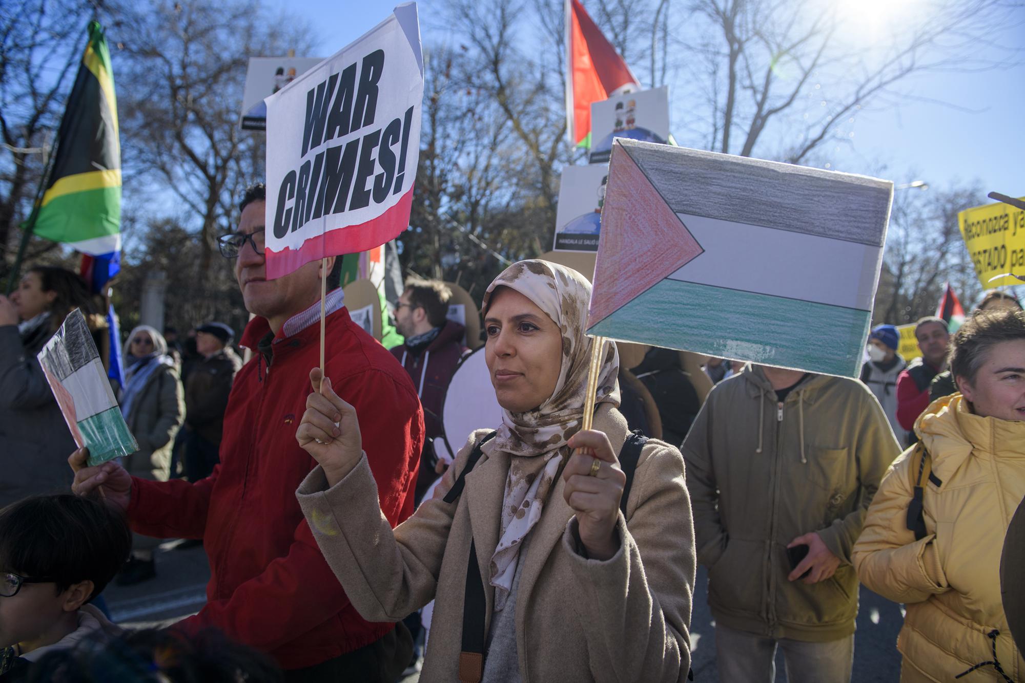Más de 50.000 personas en Madrid contra el genocidio en Gaza y en apoyo al pueblo palestino - 2